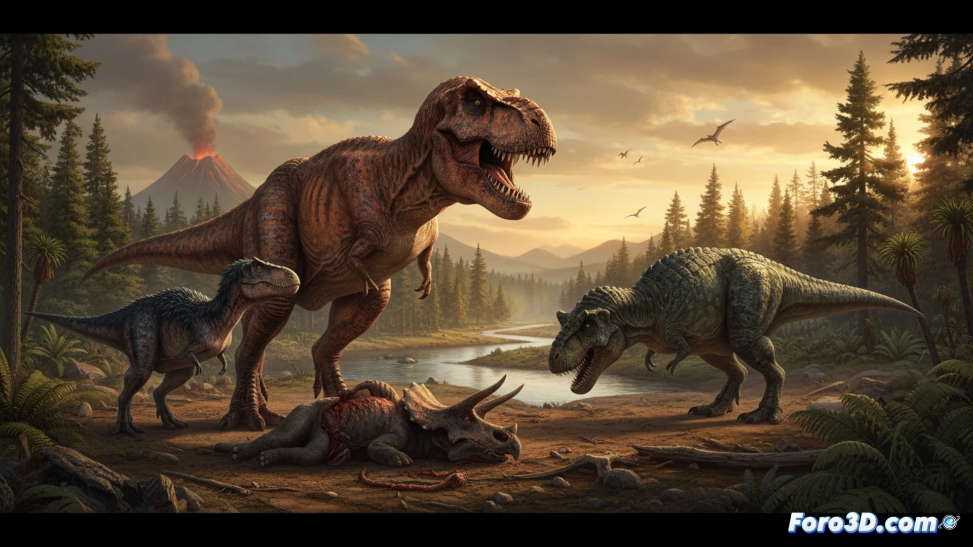 El T. rex no reinaba solo: visualizando un ecosistema más complejo