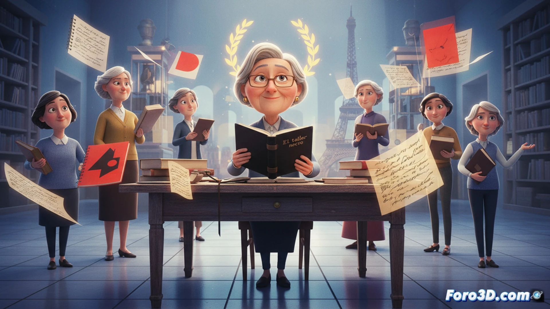 El taller 3D de Annie Ernaux: realidad virtual para explorar la creación literaria