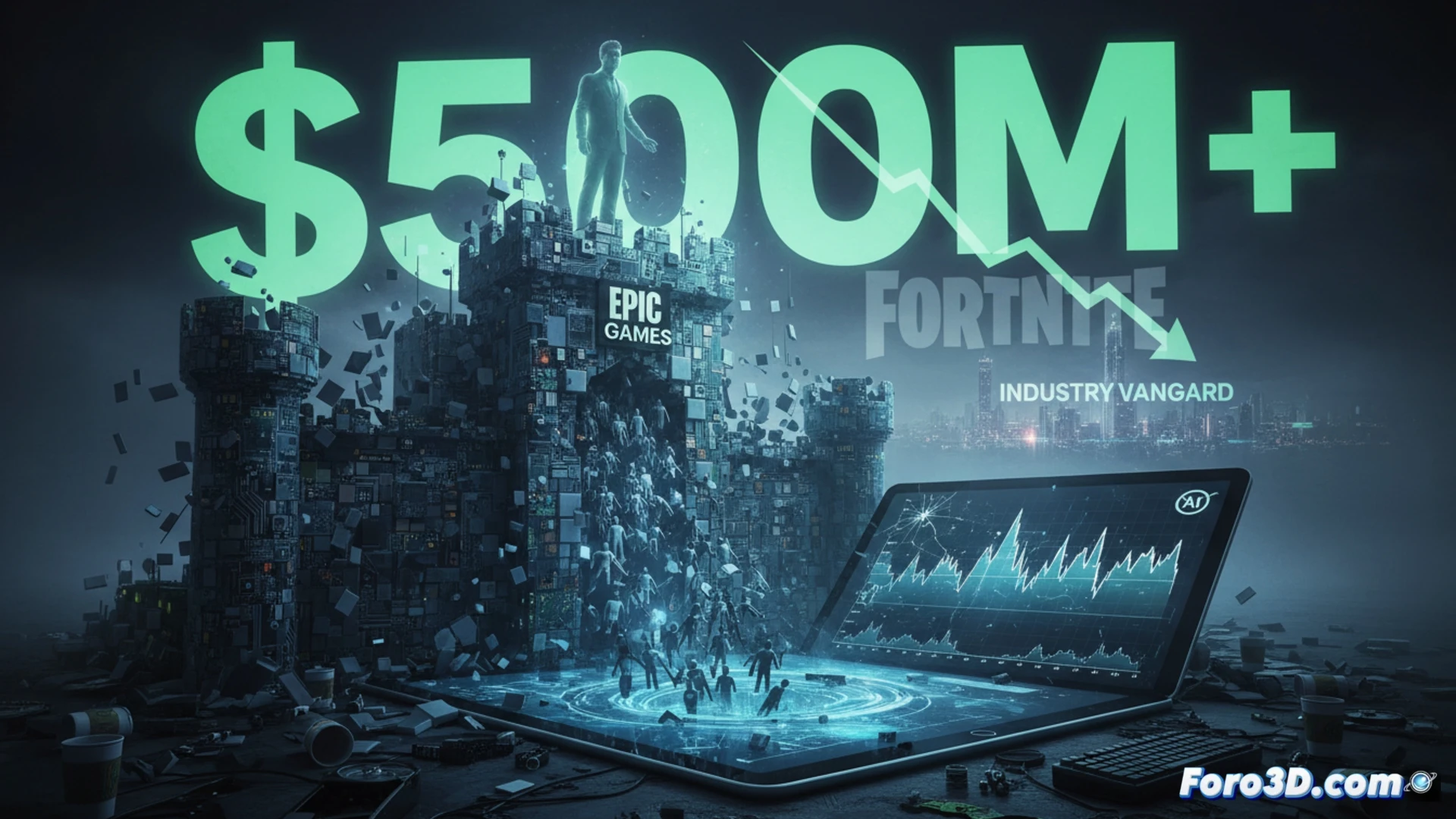 Epic Games recorta más de mil empleados, inestabilidad en la industria