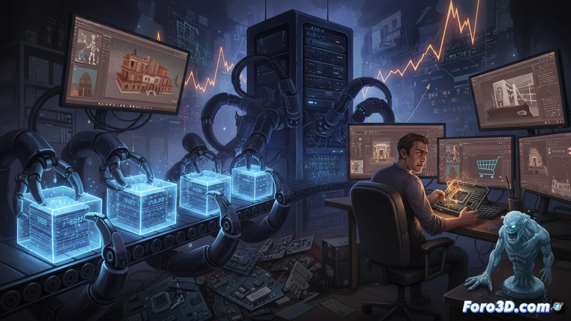 Especulación con DDR5: bots acaparan stock y perjudican al 3D