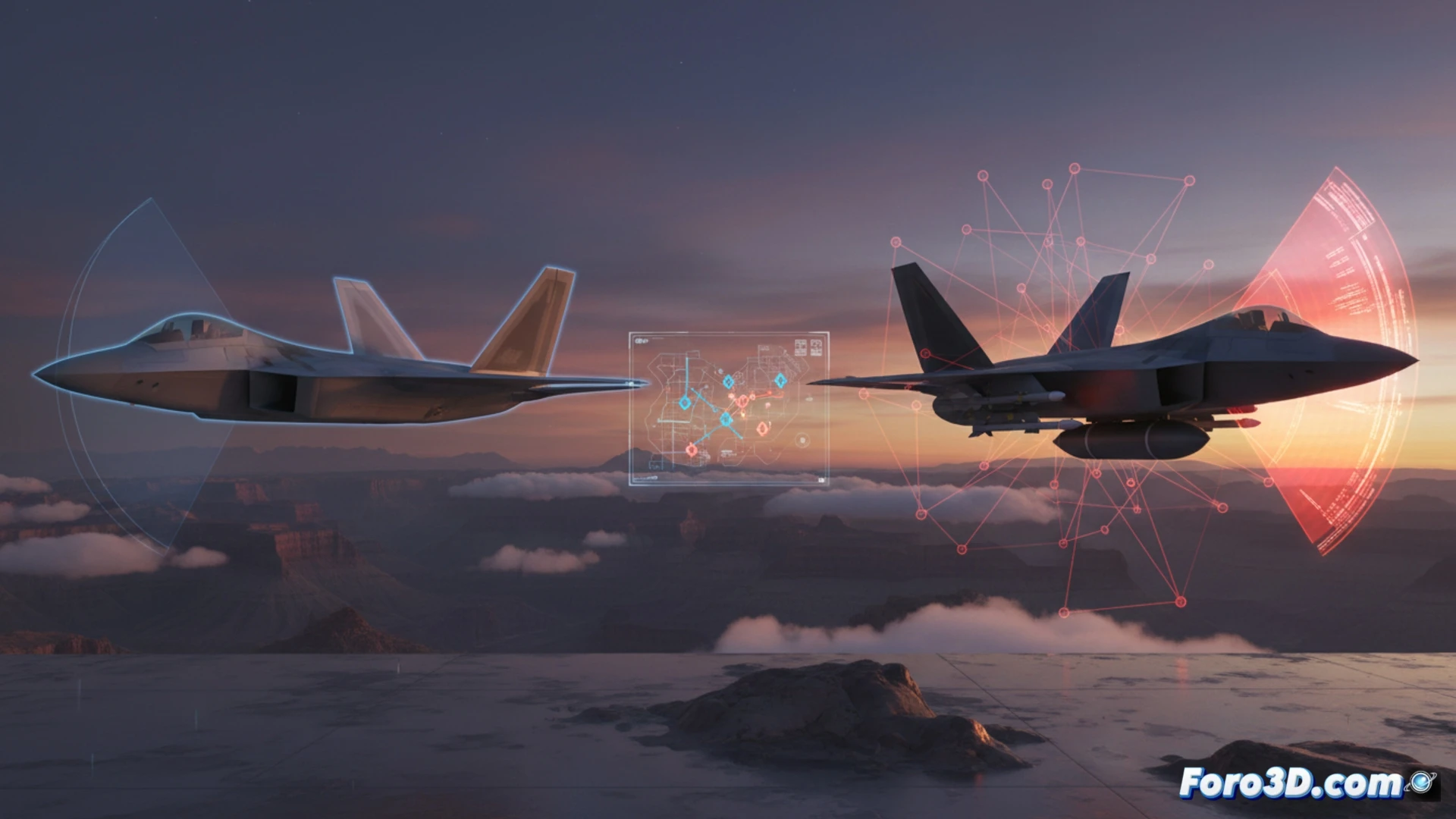 F-22 Raptor 2026: El Dilema del Sigilo vs. Alcance Visualizado en 3D