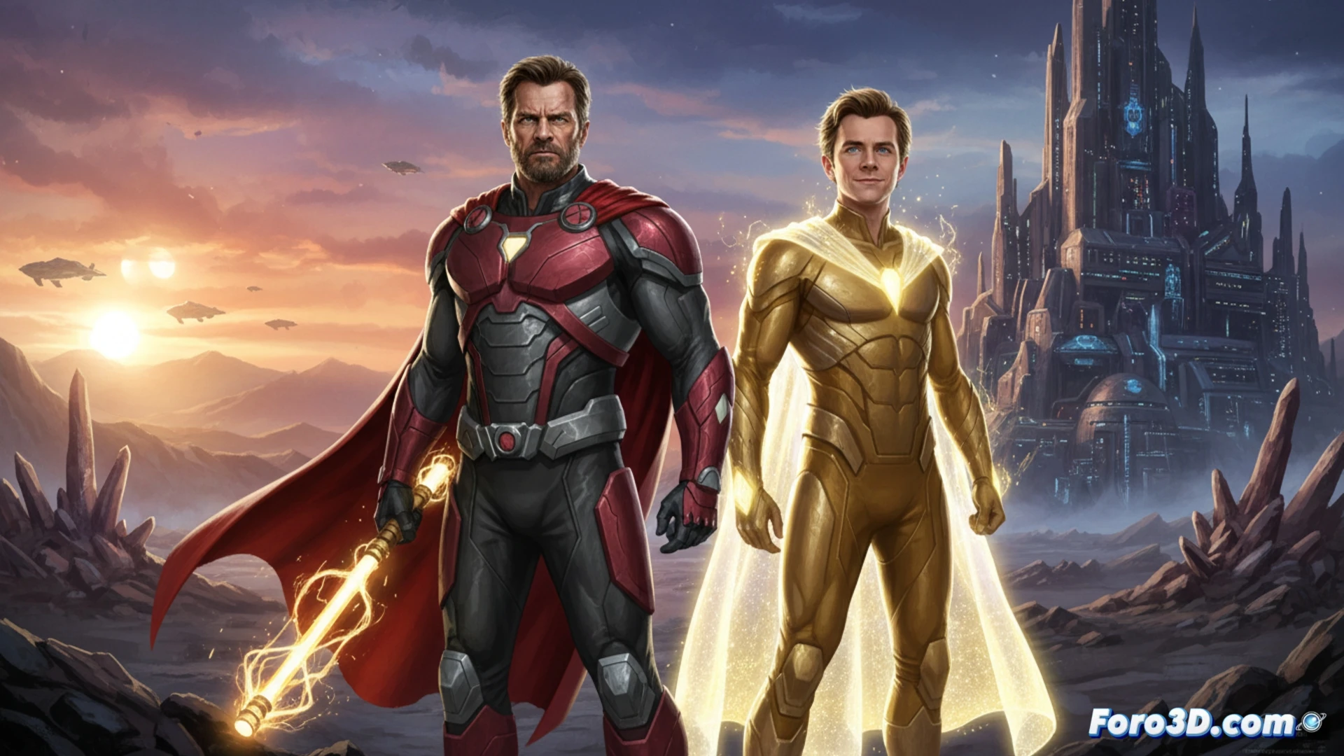 Fan art propone a Michael C. Hall como Orion para el UCDC