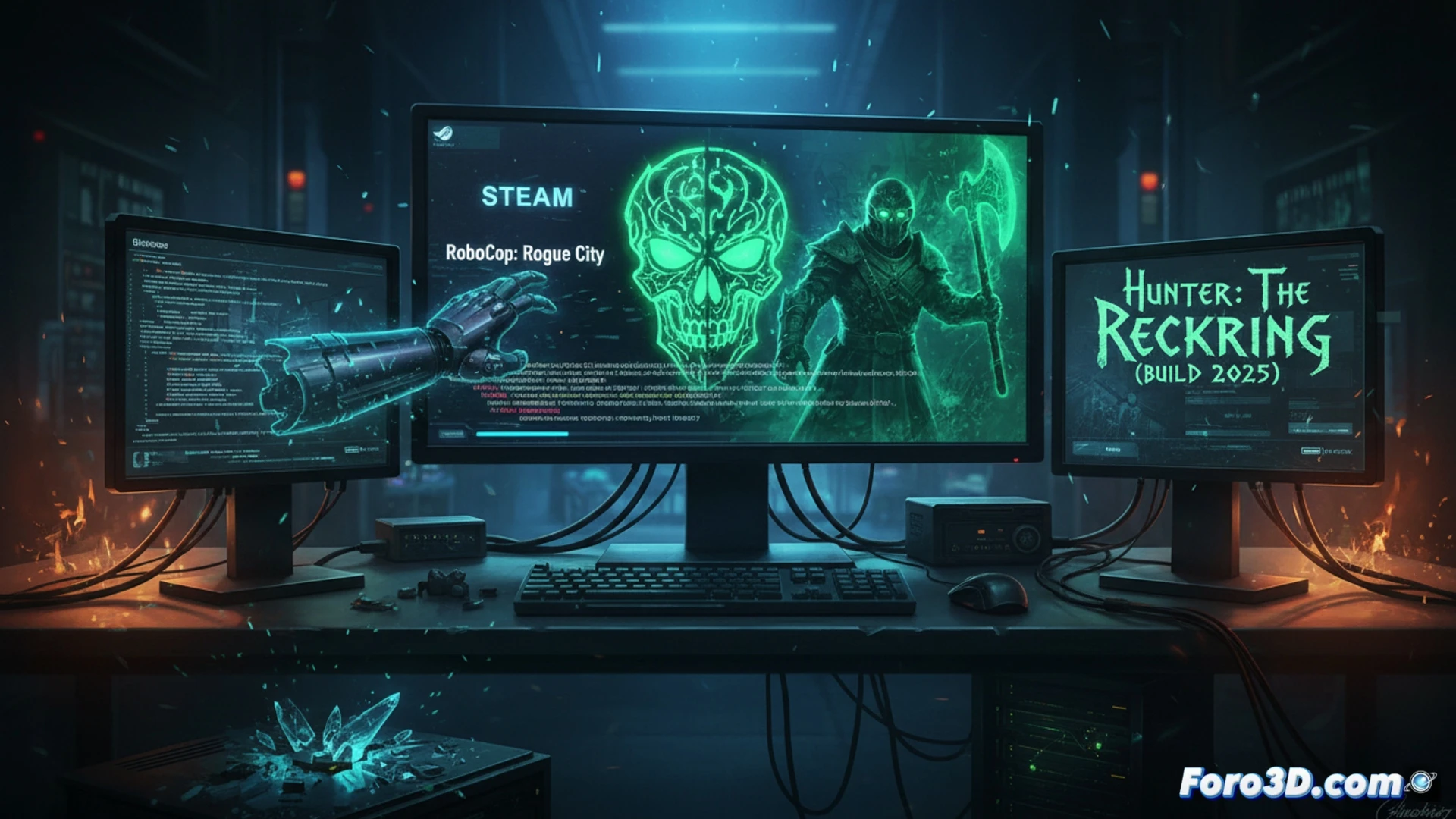 Filtración en Steam: Build de Hunter: The Reckoning aparece en actualización de RoboCop