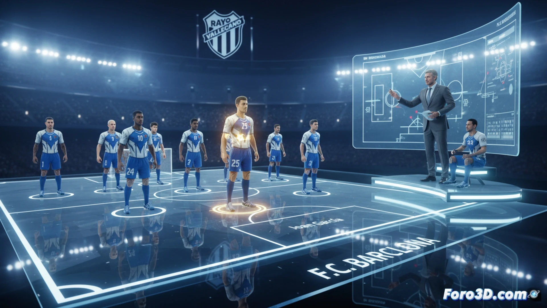 Flick confía en la plantilla: Análisis 3D de su táctica