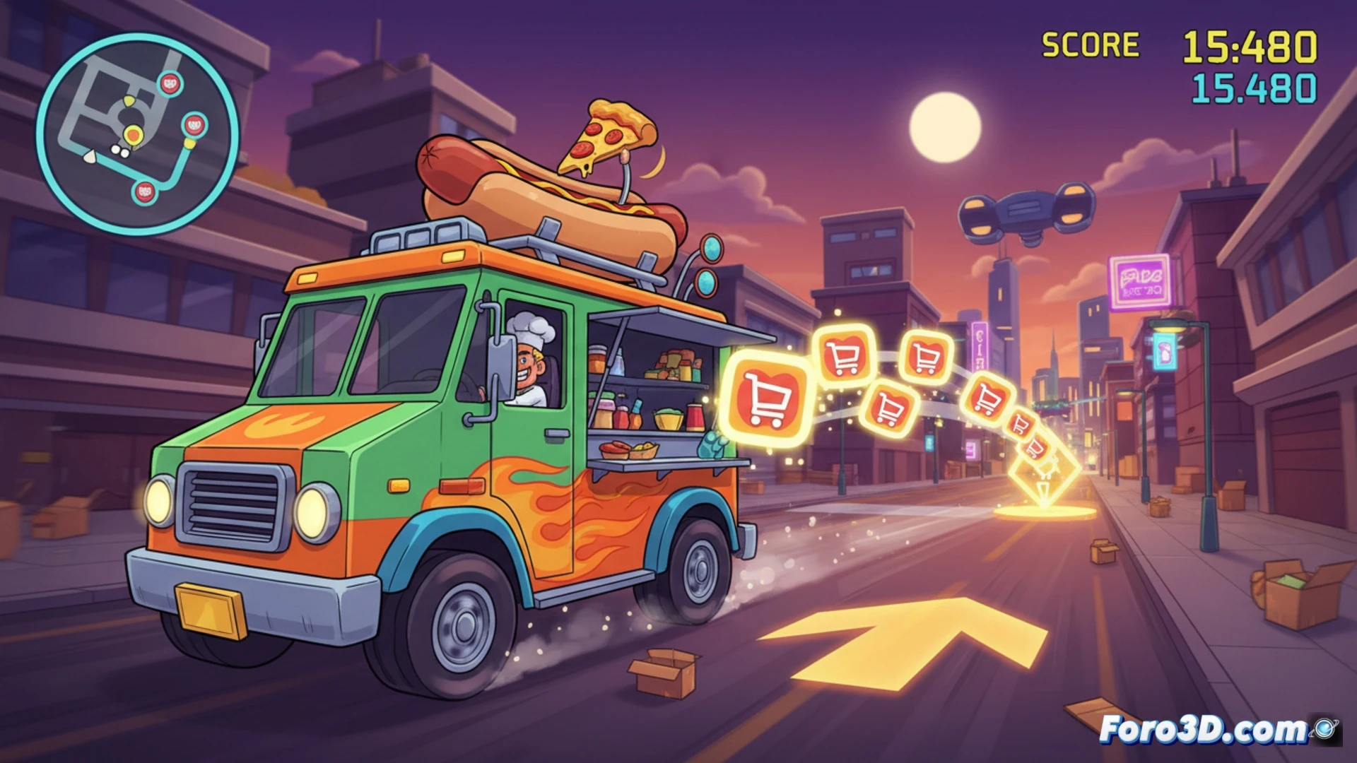 Food Drive: Análisis de un Arcade Gratuito con Causa