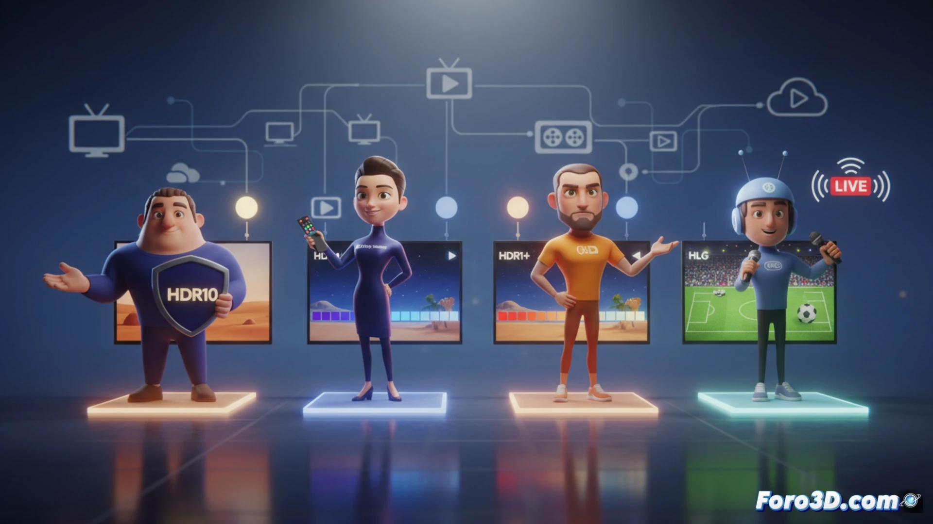 Formatos HDR en monitores para 3D: más allá del streaming