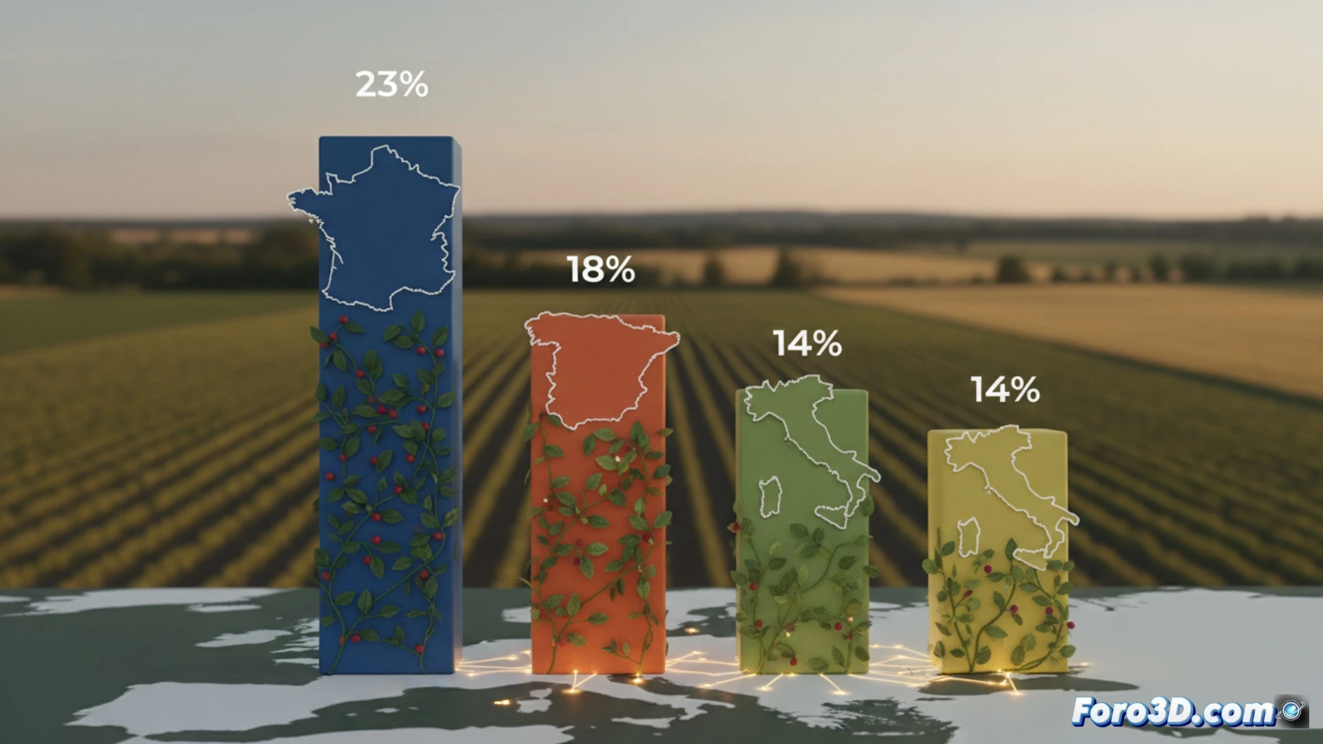 Francia lidera el consumo de pesticidas en la UE, España le sigue