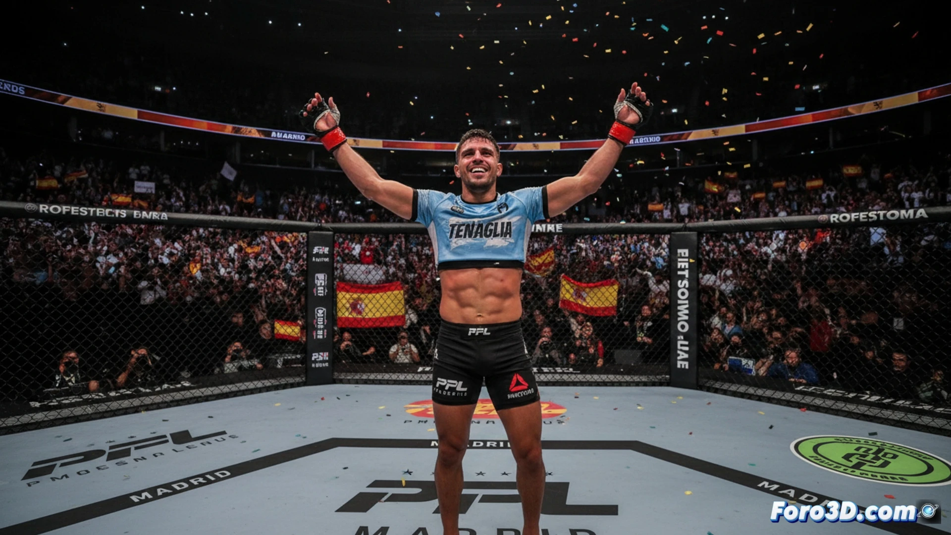 Franco Tenaglia debuta en la PFL Madrid: un sueño de infancia cumplido