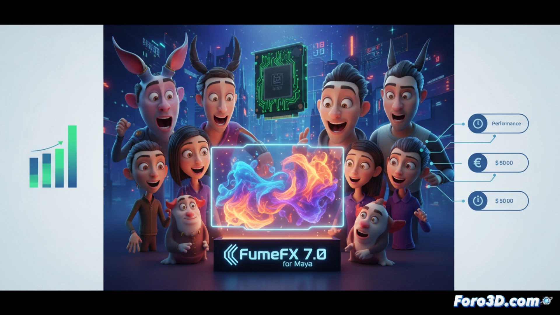 FumeFX 7.0 para Maya llega con aceleración GPU y nuevos precios