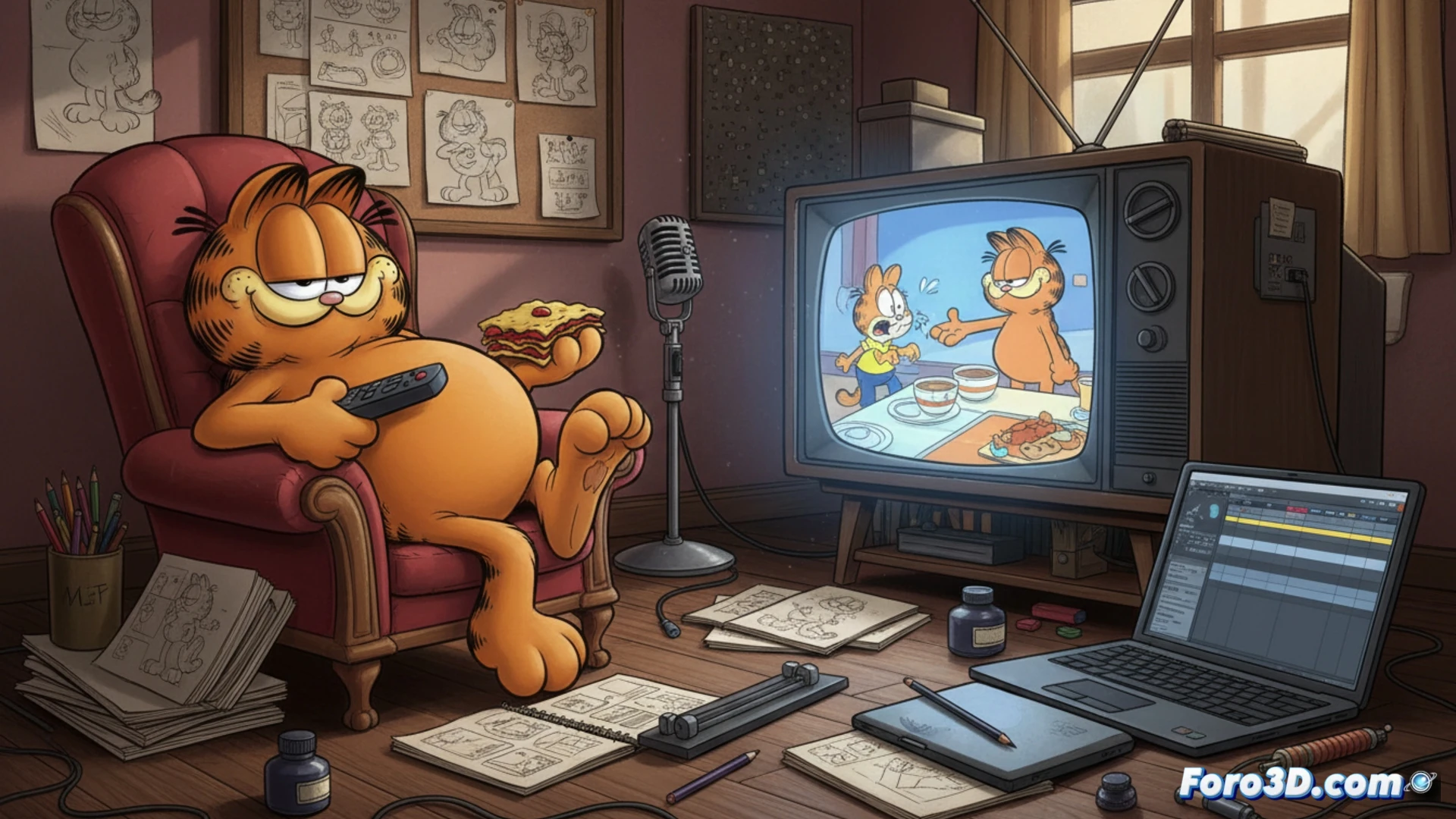 Garfield regresa a la animación 2D: un análisis técnico