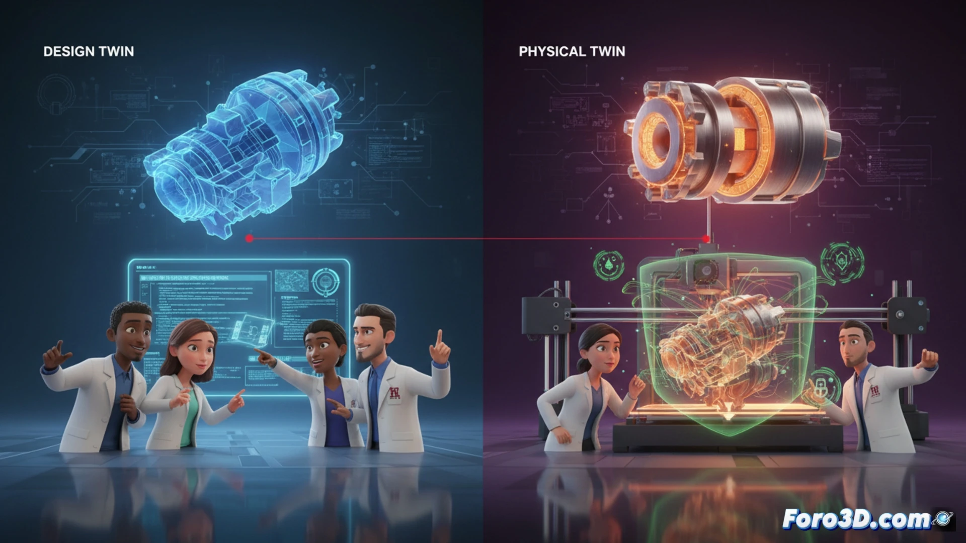 Gemelos digitales duales blindan la impresión 3D frente a ciberataques