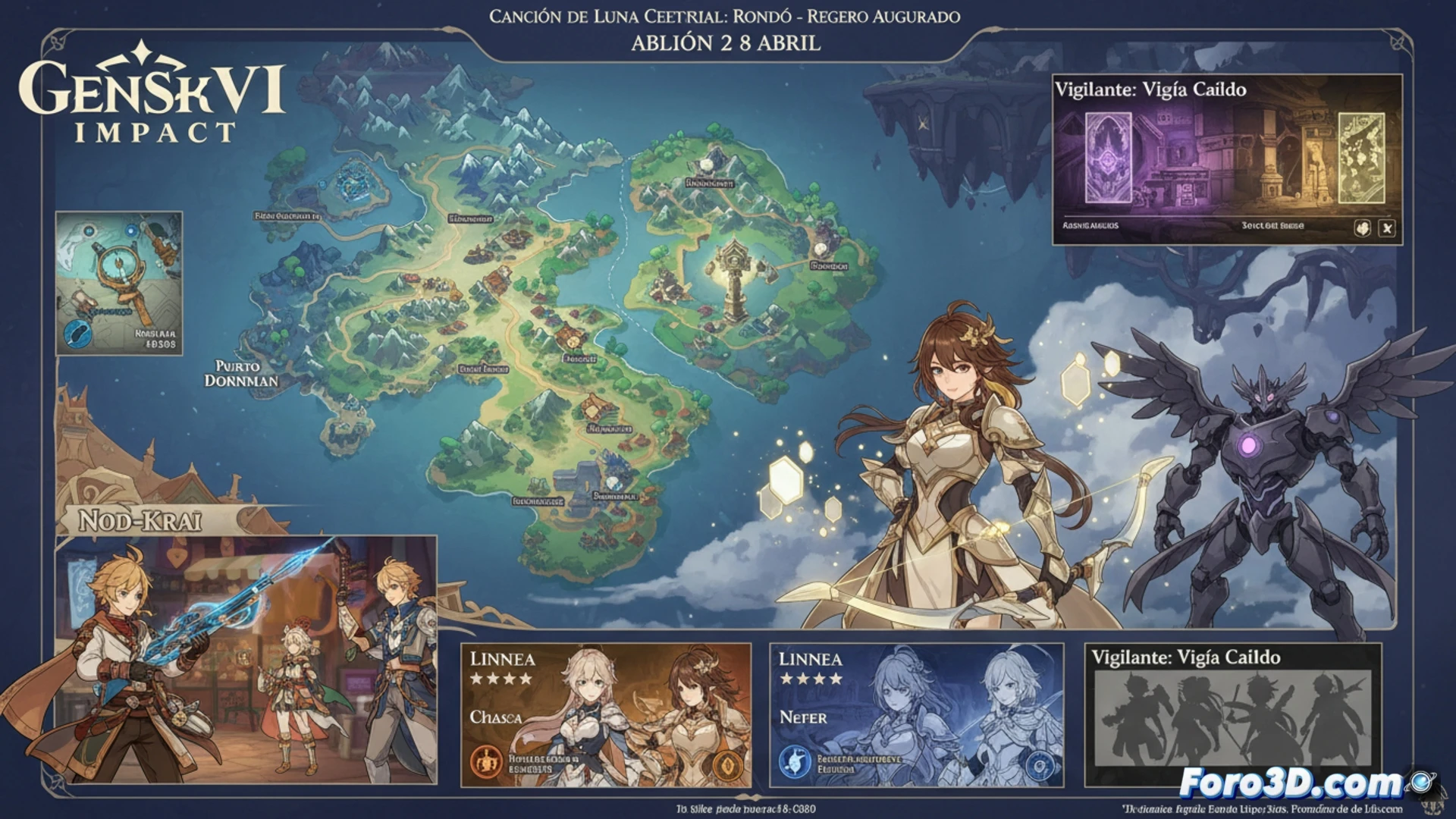 Genshin Impact Luna VI: Diseño de Niveles y Mecánicas Espaciales