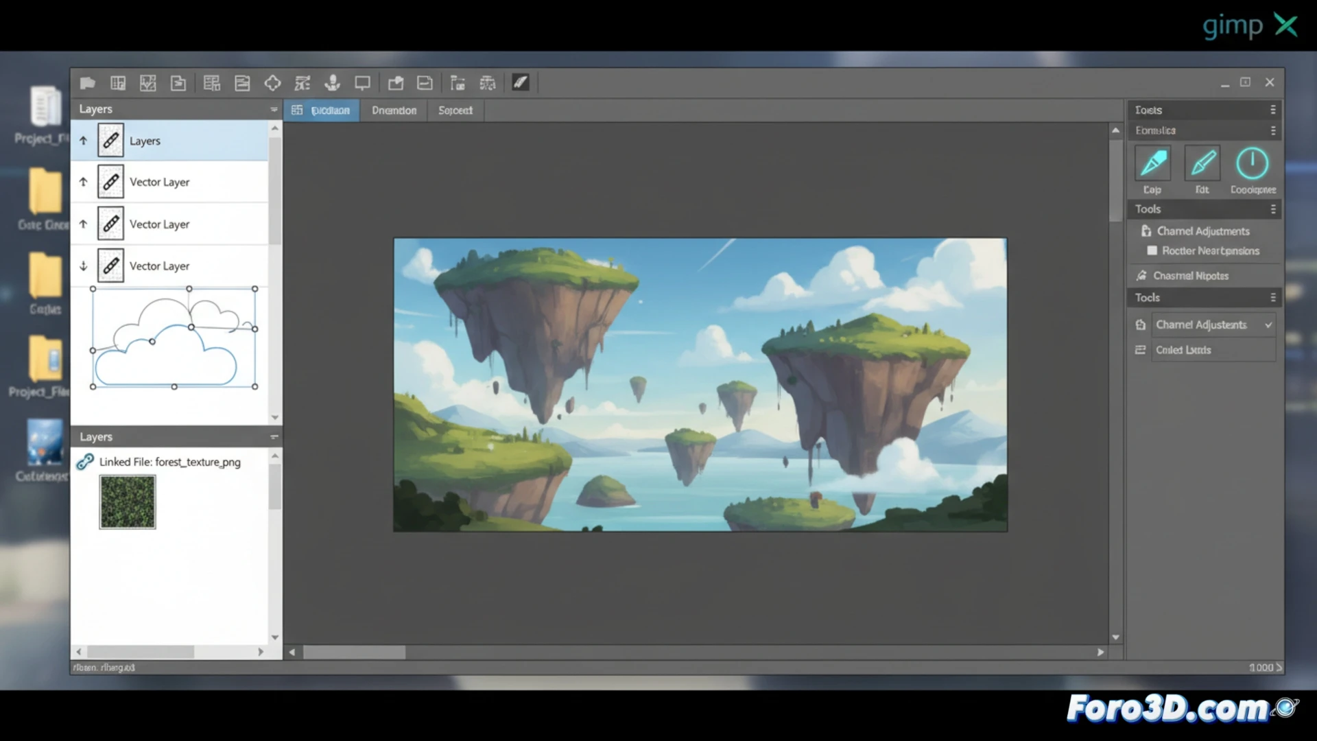 GIMP 3.2 llega con capas vectoriales y enlace de archivos