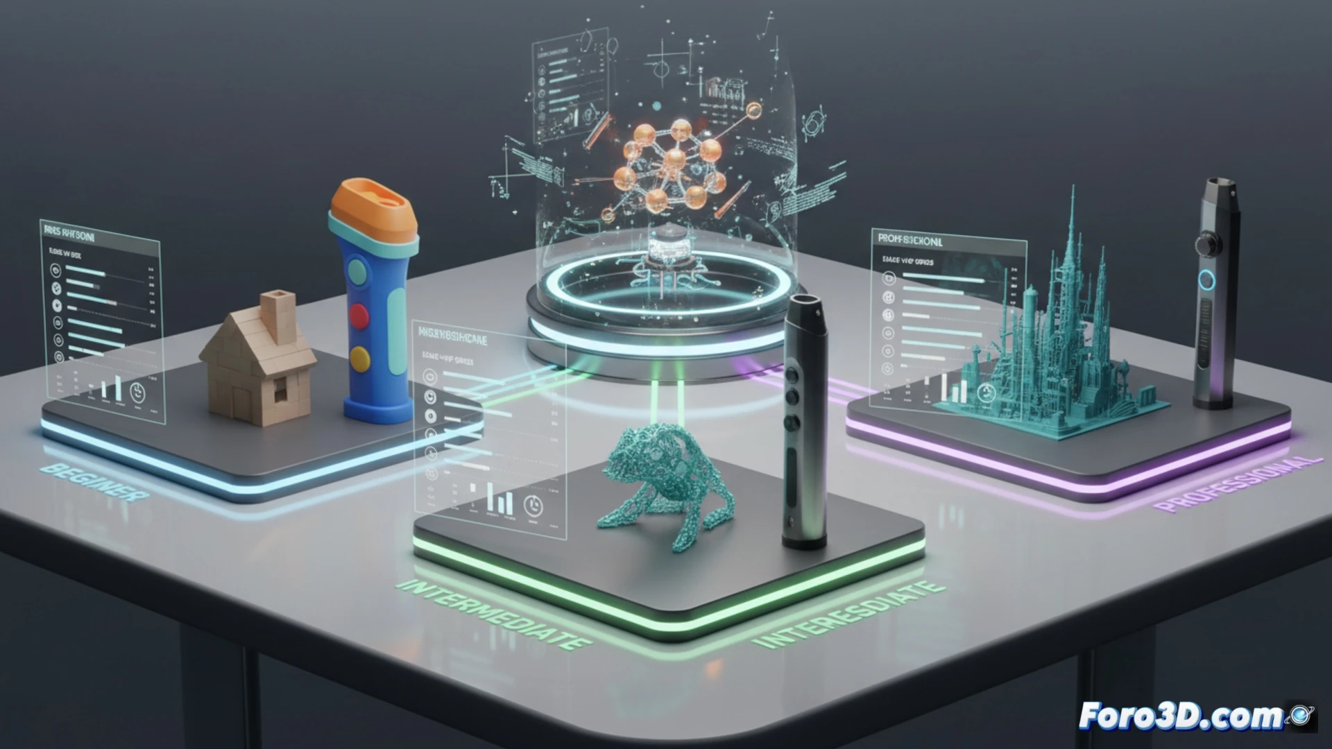 Guía de compra de lápices 3D: análisis técnico por nivel de usuario