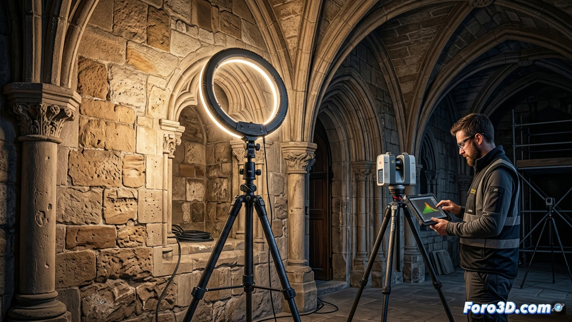 Halo Pro 360 Light: Iluminación Especializada para Captura 3D y Geomática