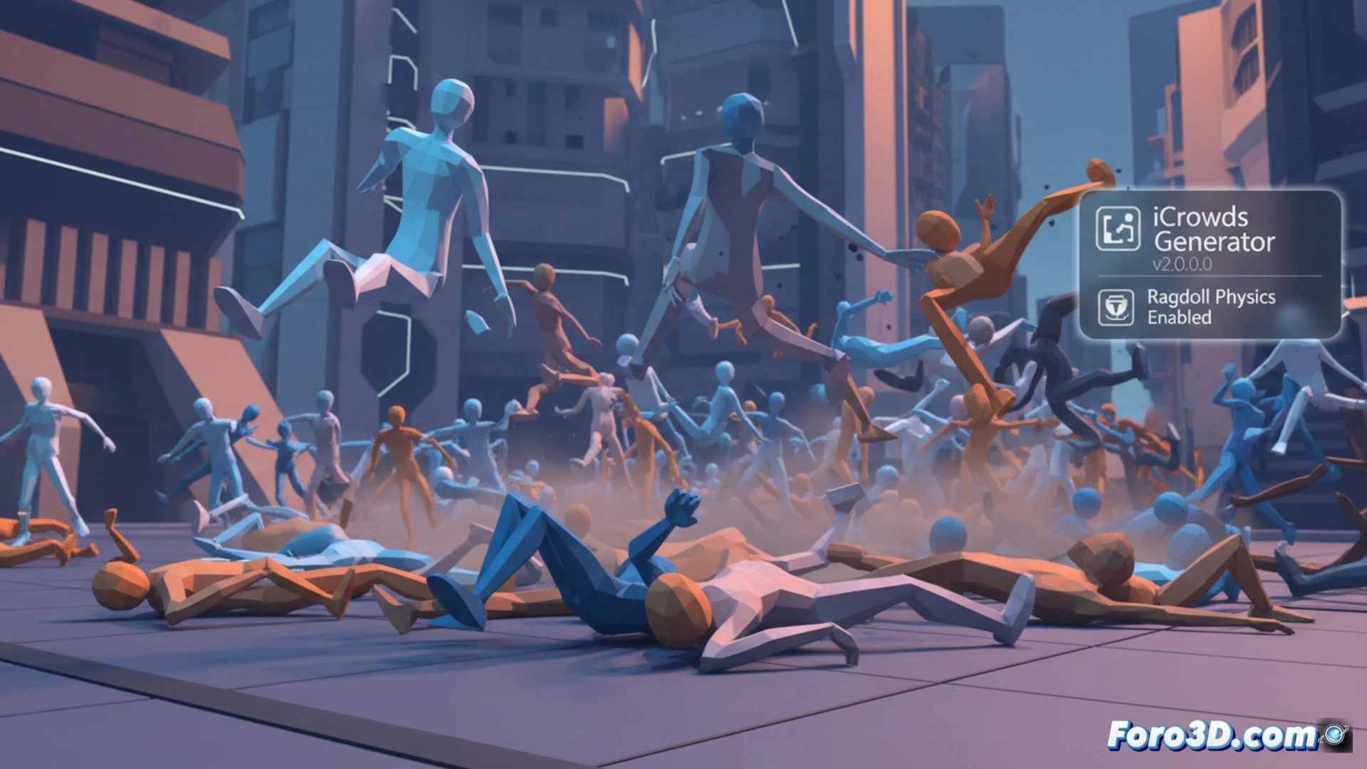 iCrowds Generator Gets a Ragdoll System in Latest Update