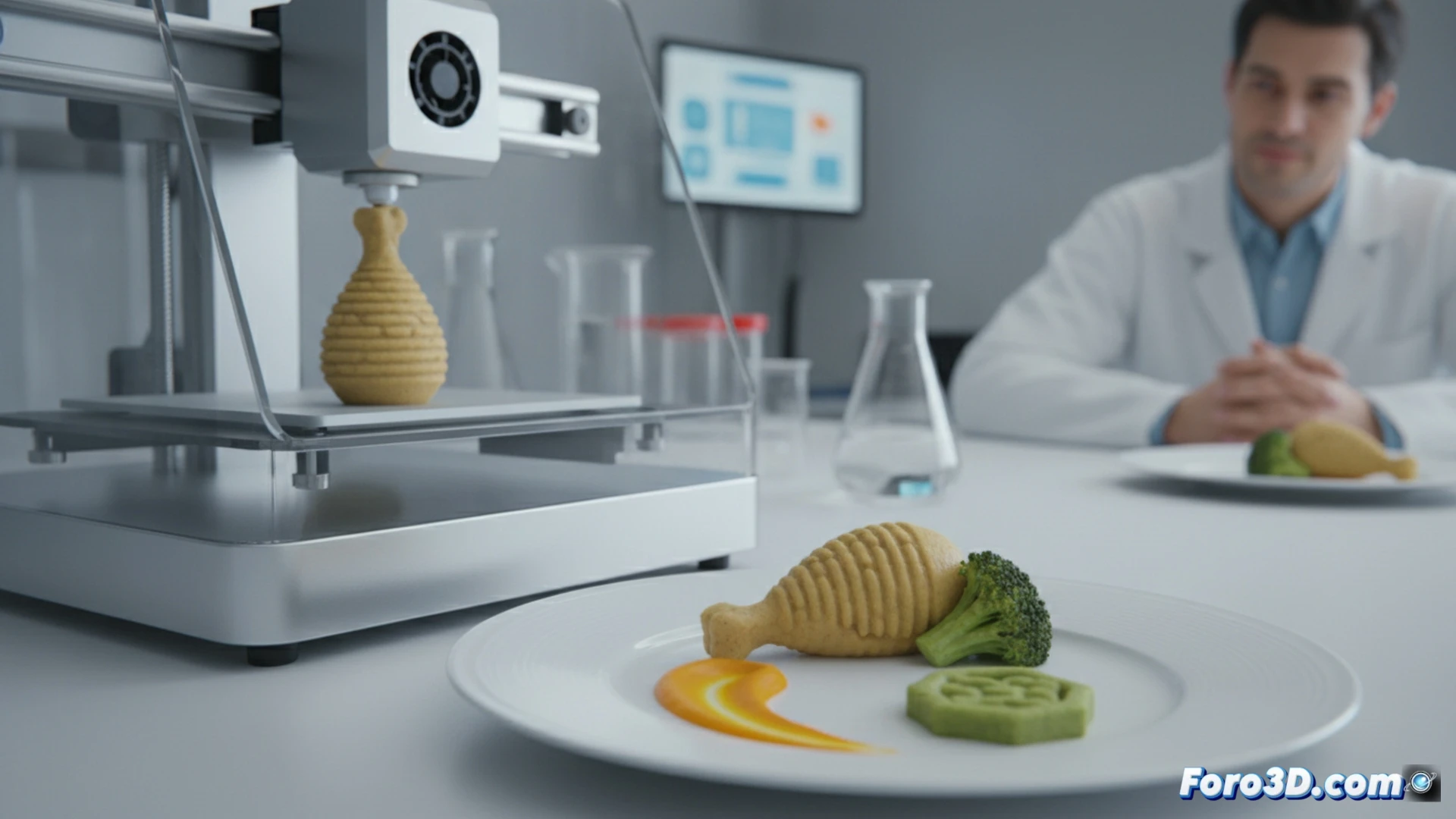 Impresión 3D de alimentos para mejorar dietas de textura modificada