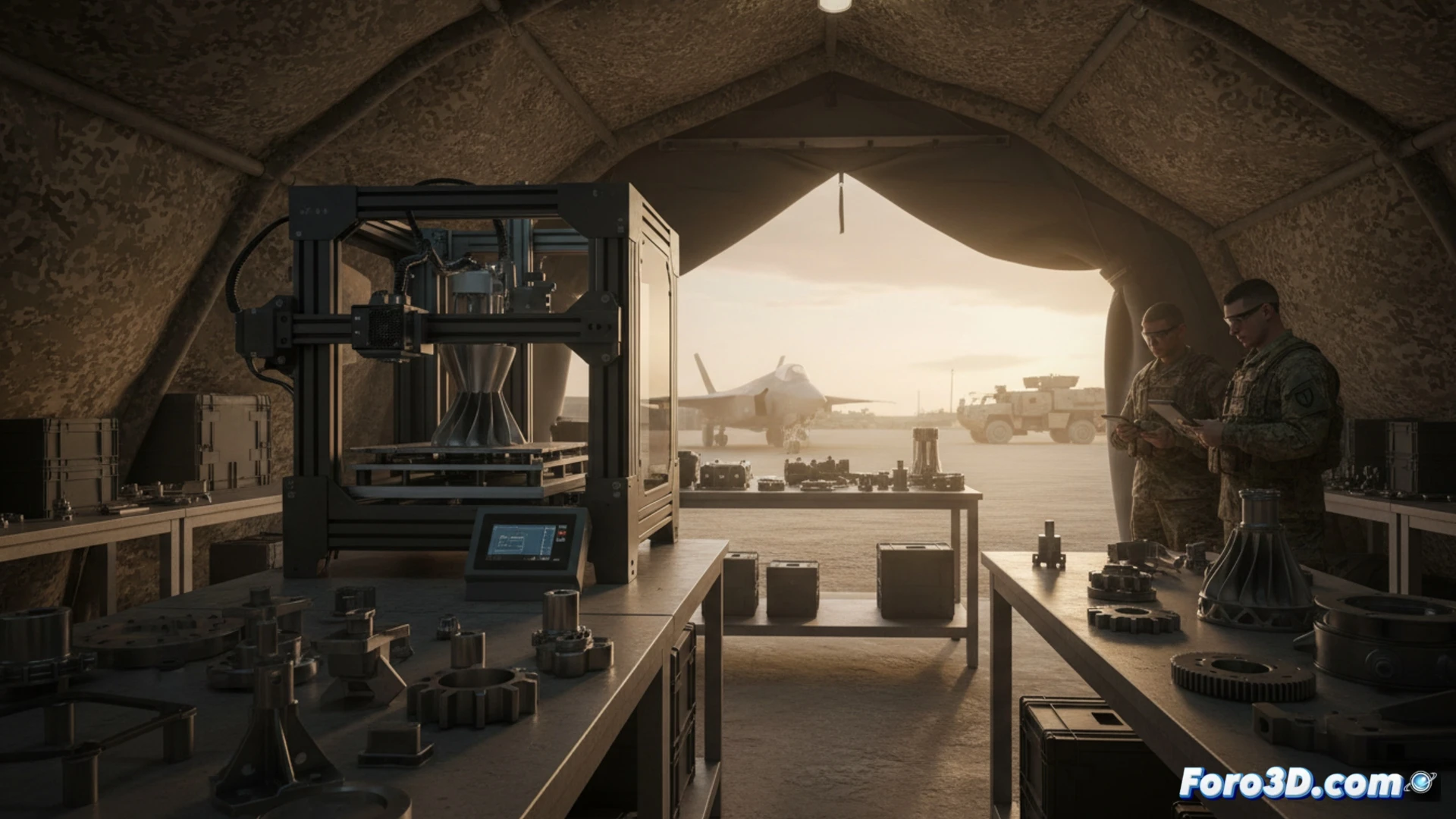 Impresión 3D militar: de la logística de almacenes a la fabricación bajo demanda