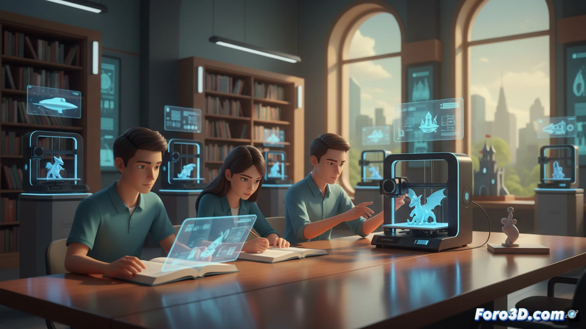 Impresión 3D y lectura: una estrategia innovadora para jóvenes