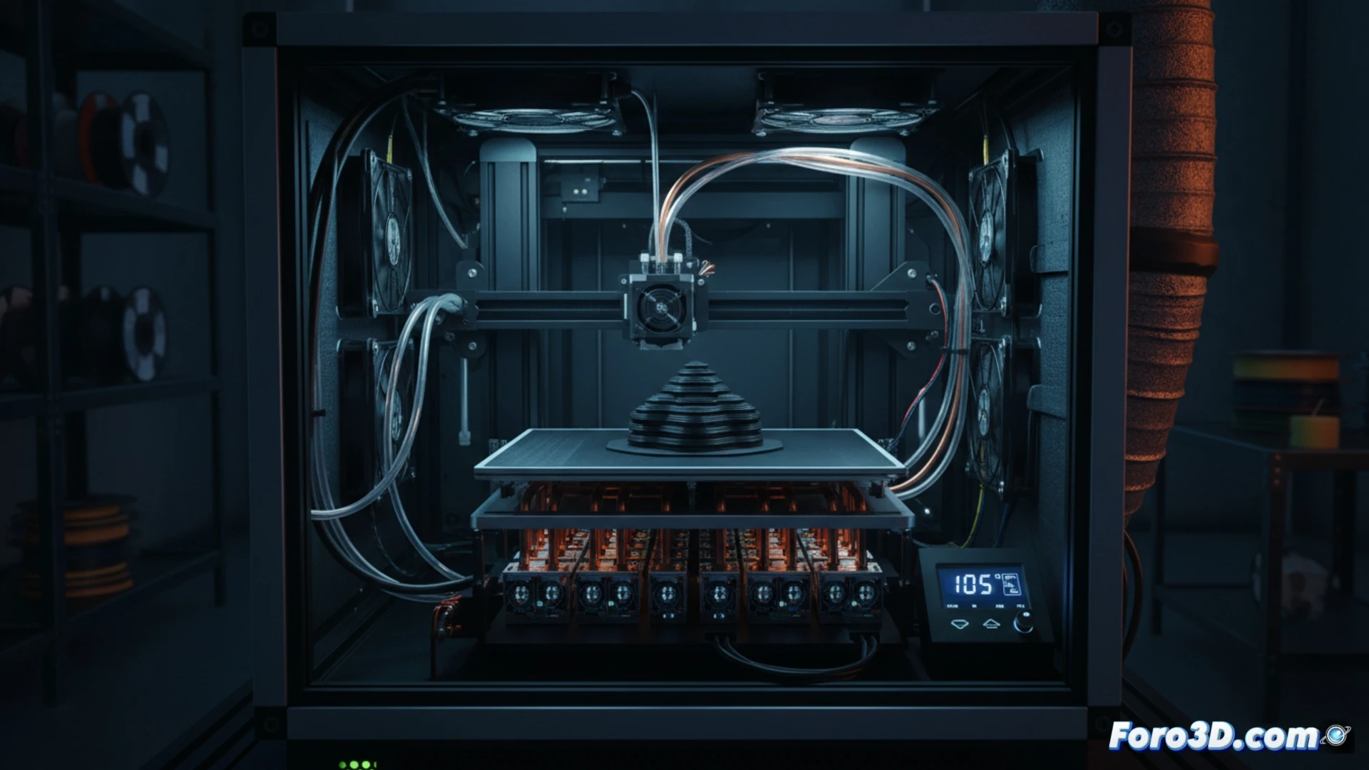 Impresora 3D Voron modificada usa calor residual de minería Bitcoin