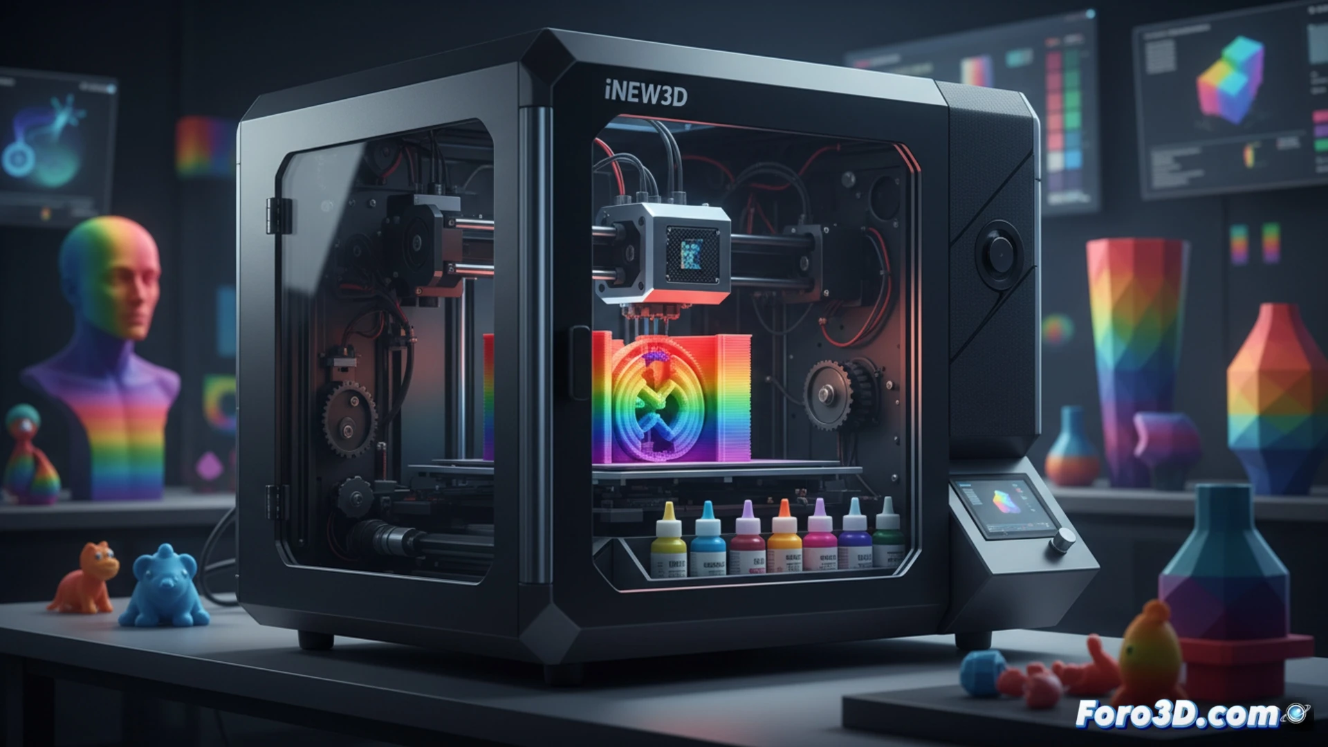 iNEW3D QC2A：マテリアルジェッティングによる手頃な価格のカラー3Dプリント