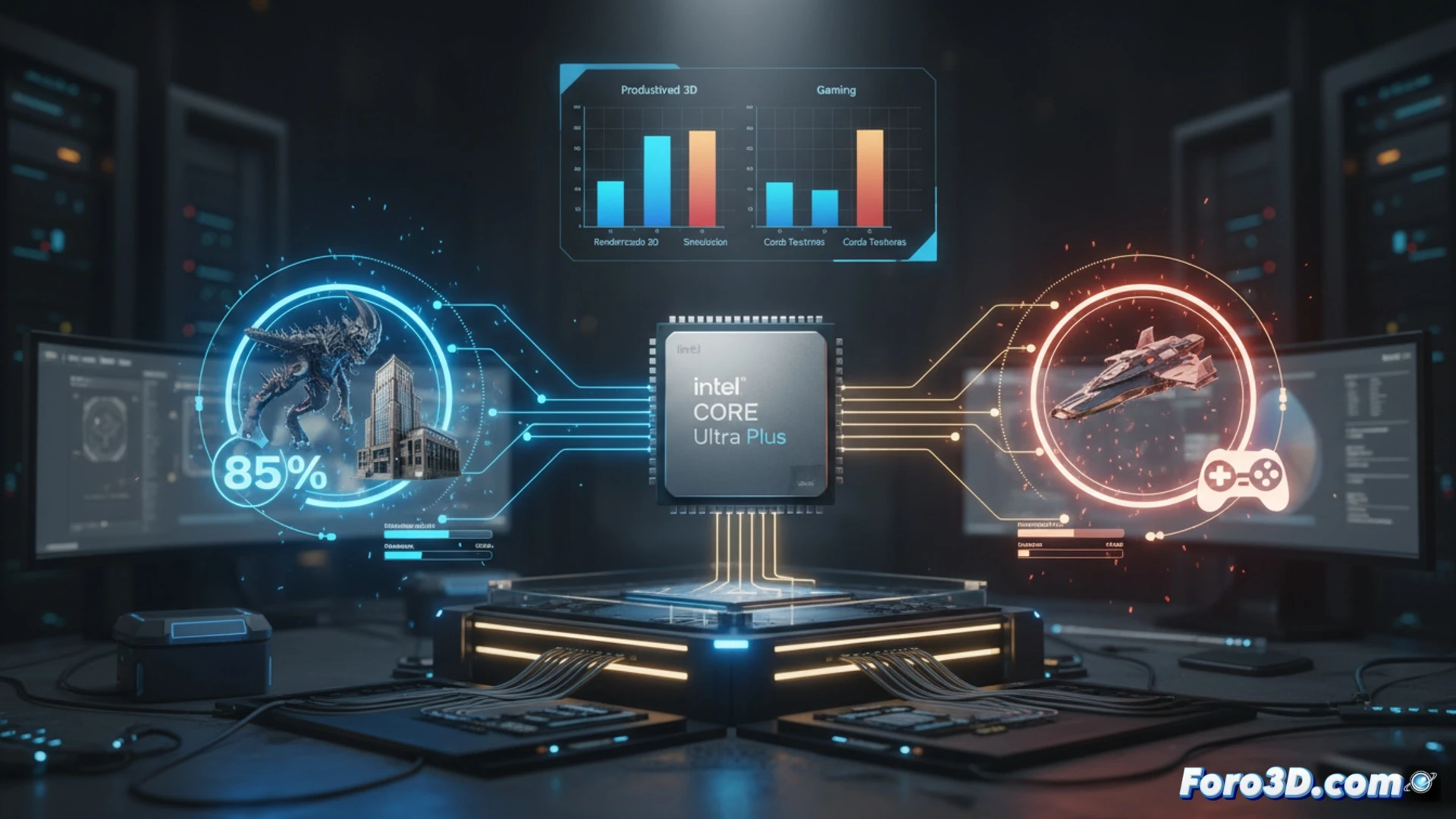 Intel Core Ultra Plus: ¿La mejor CPU para 3D a pesar de su gaming?