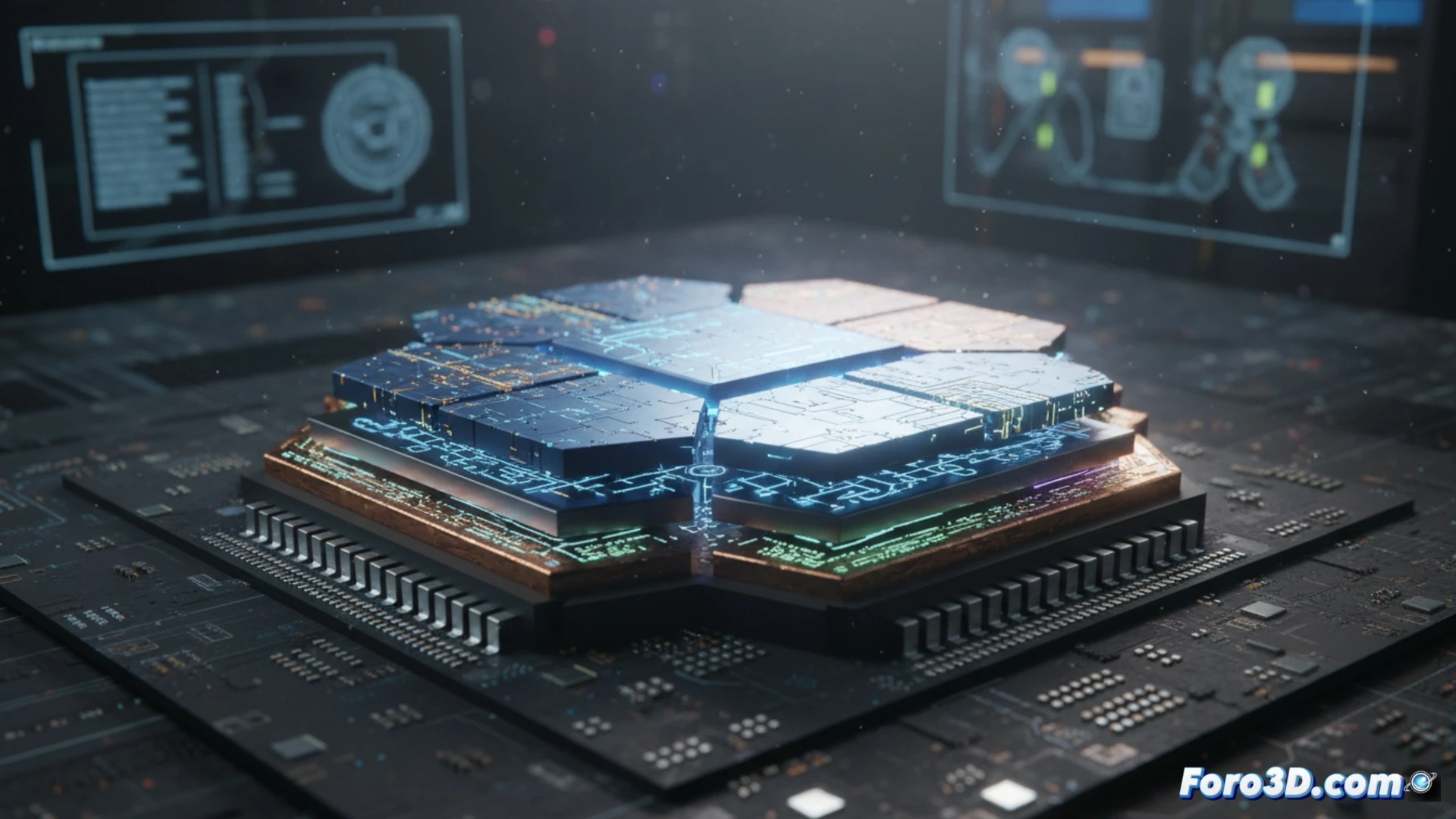 Intel Panther Lake: Modelando su Octágono Chiplet en 3D
