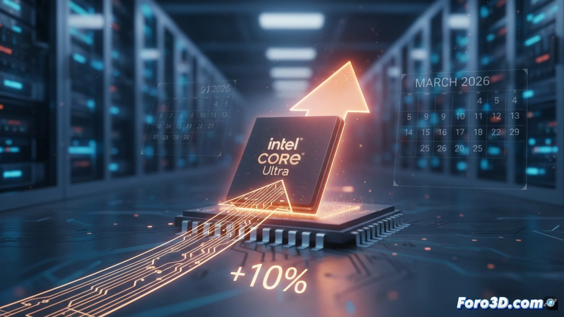 Intel subirá un 10% el precio de sus Core Ultra a finales de marzo de 2026
