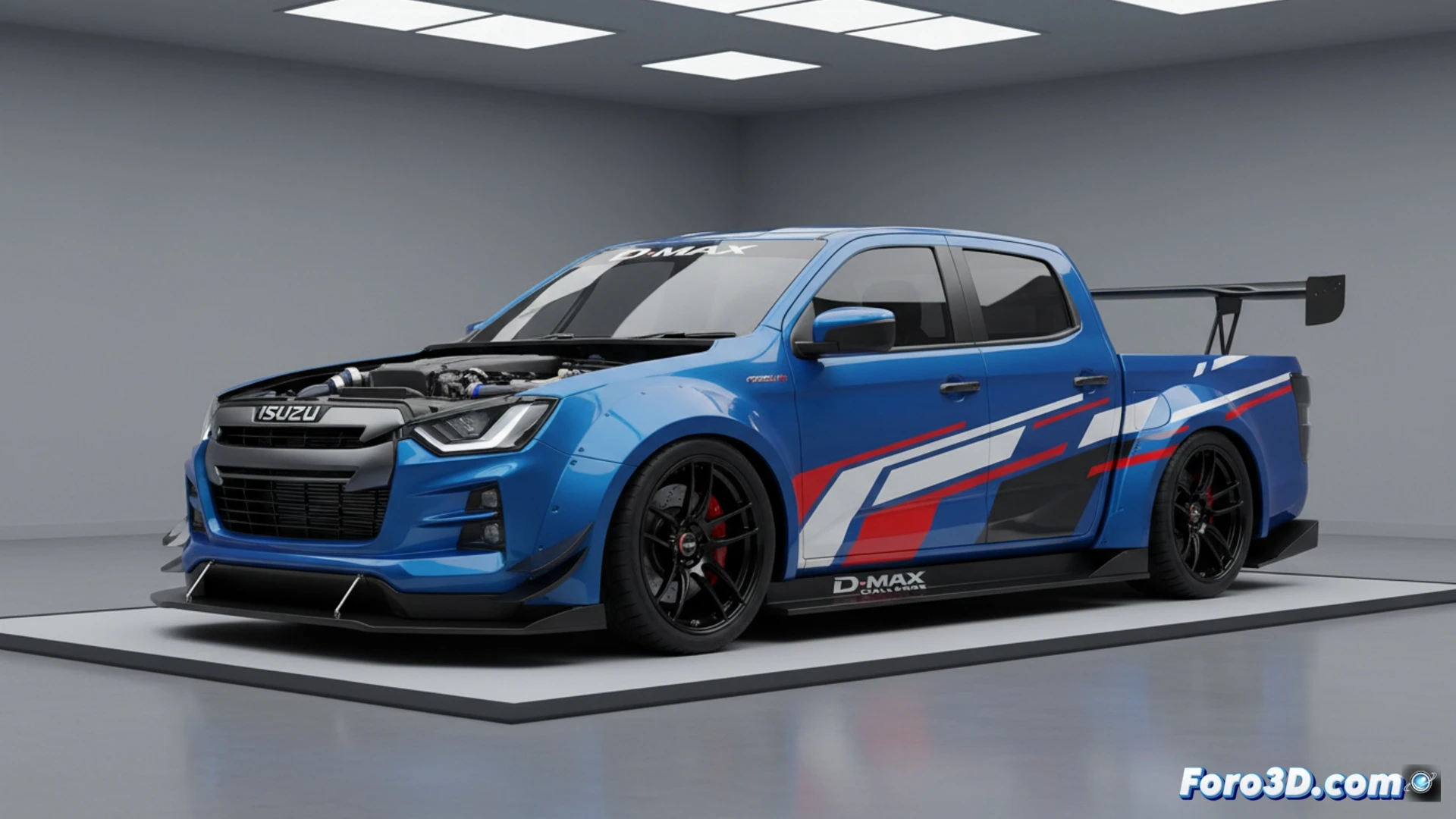 Isuzu D-Max Challenge: La Tecnología 3D Tras la Pickup de Carreras