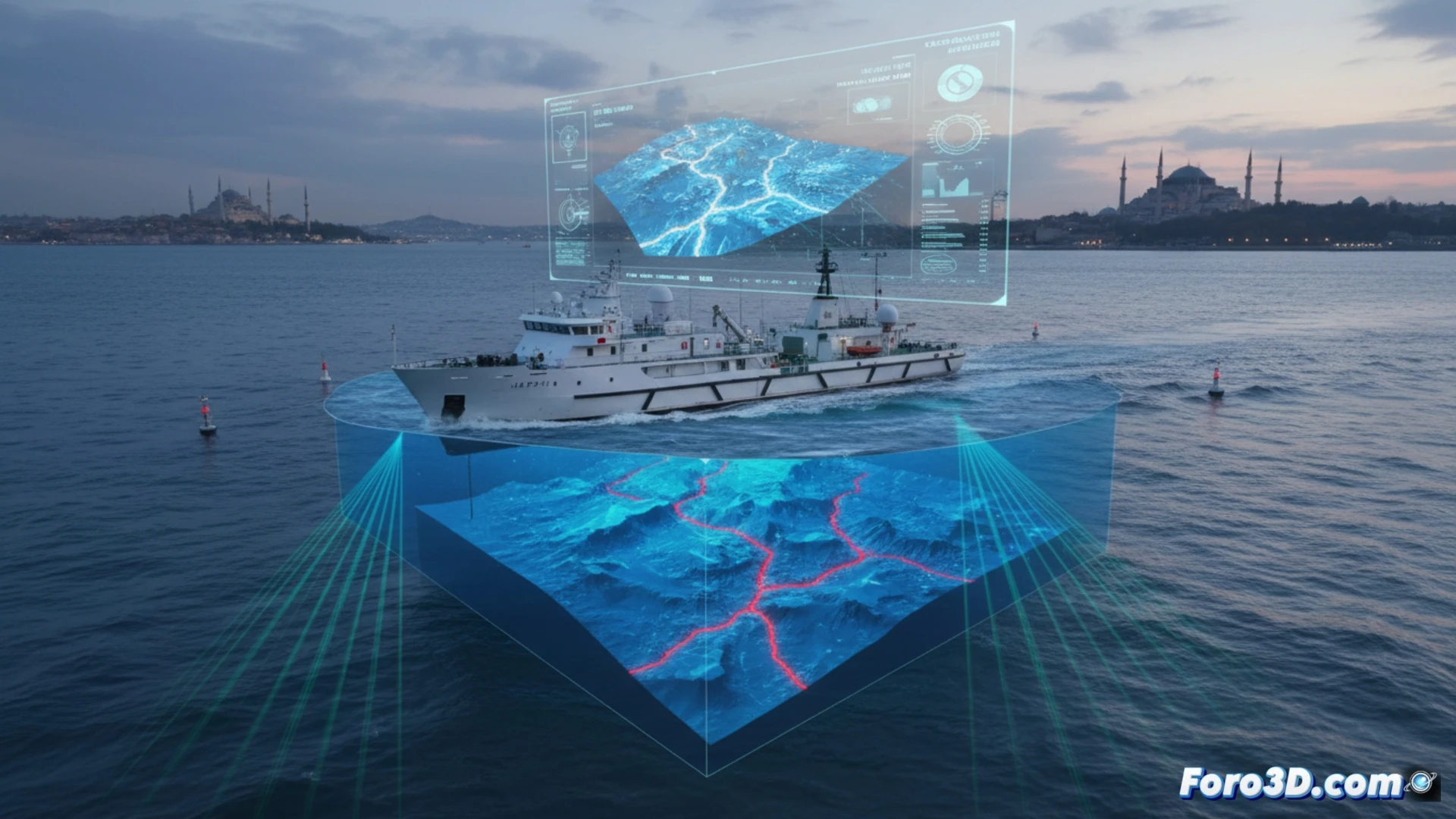 Japón mapea en 3D el lecho marino de Estambul para evaluar riesgo sísmico