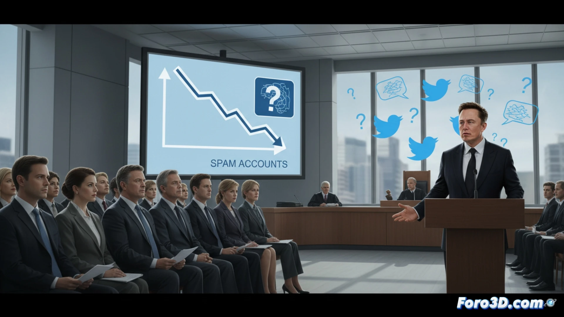 Jurado califica tuits de Musk sobre spam en Twitter como engañosos