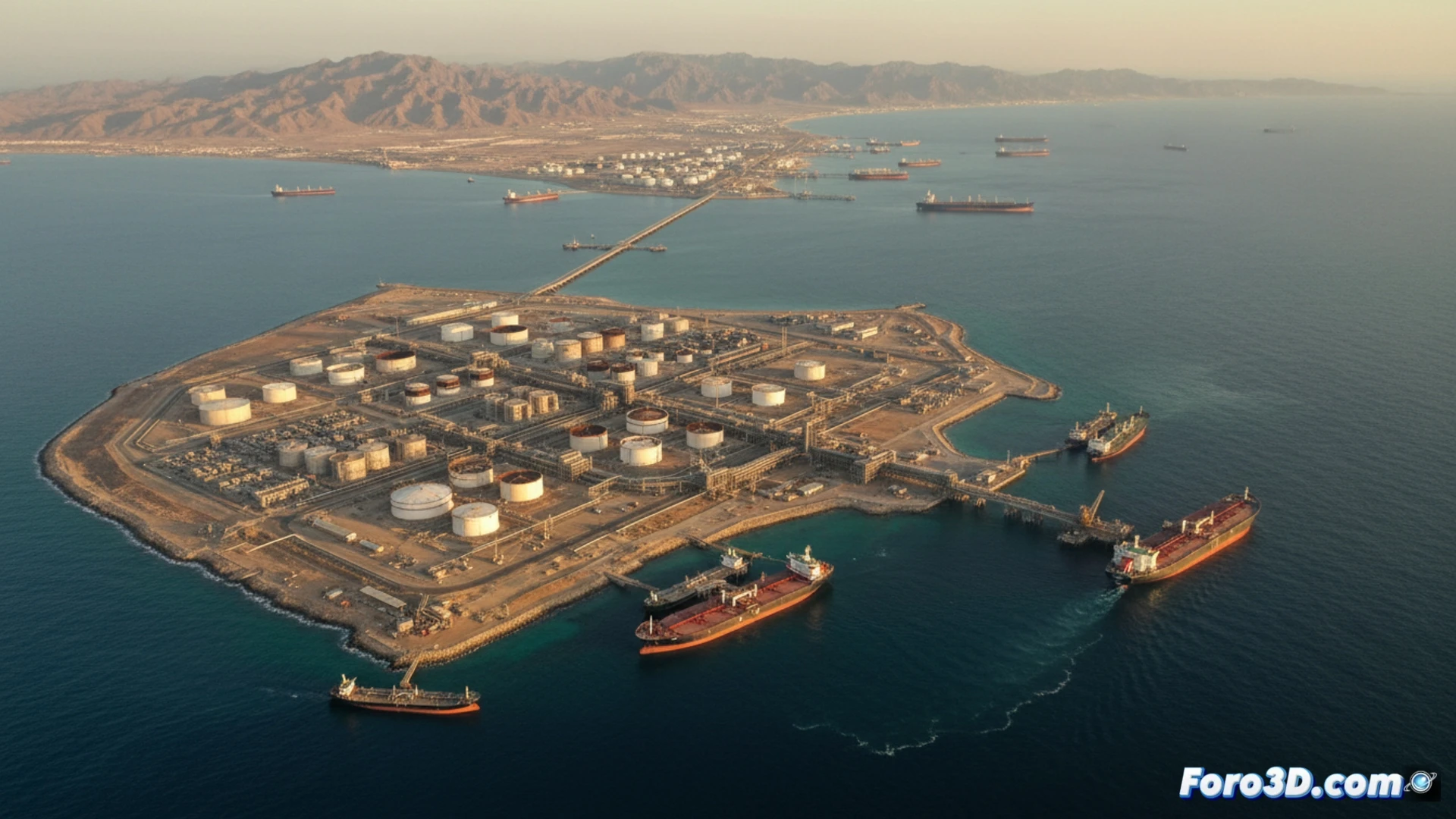 Kharg, la isla que sostiene el petróleo iraní