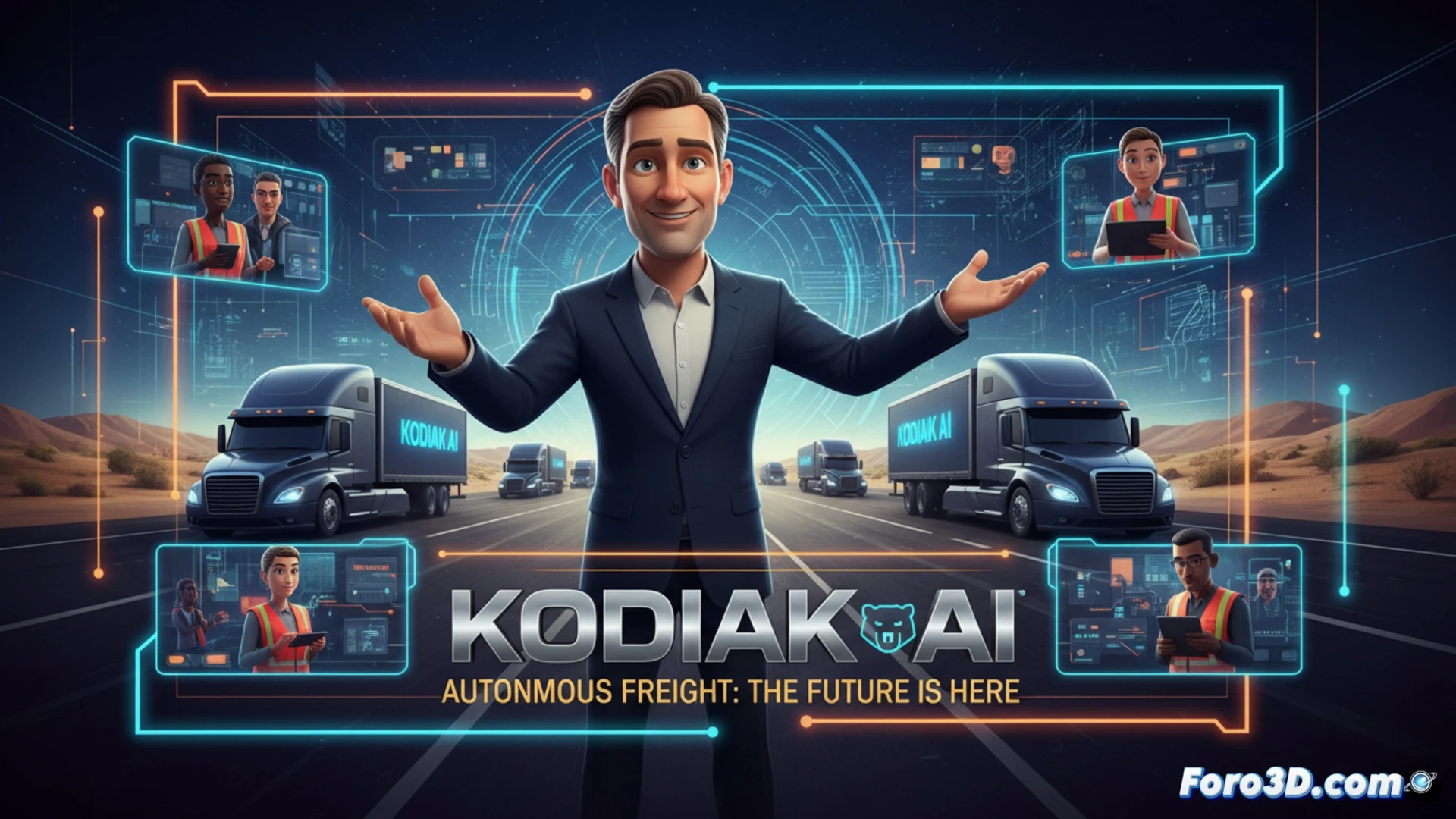 Kodiak AI y el papel clave de la simulación 3D en la logística autónoma