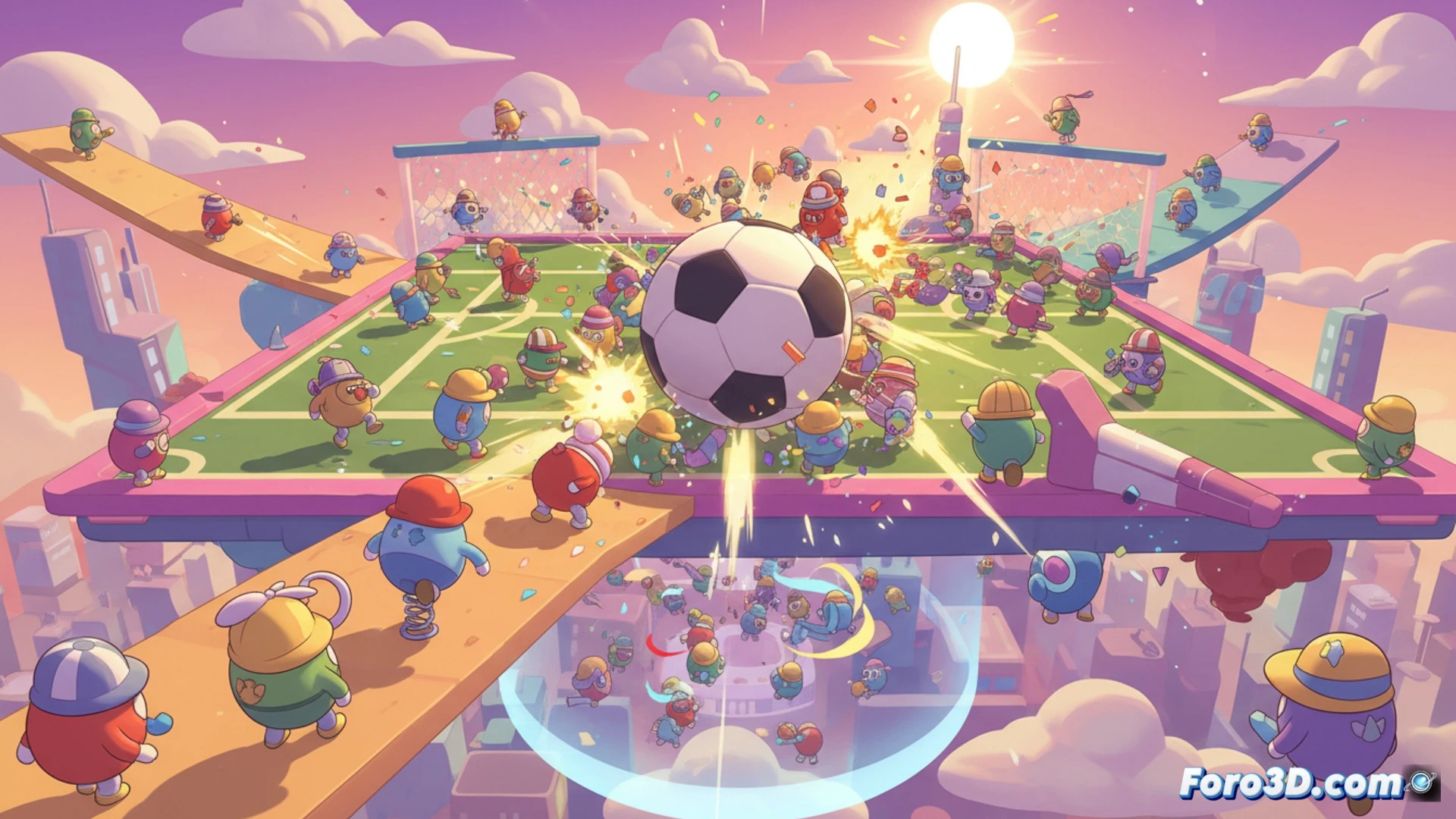 Konami prueba KICK BUDS, un party royale de fútbol caótico