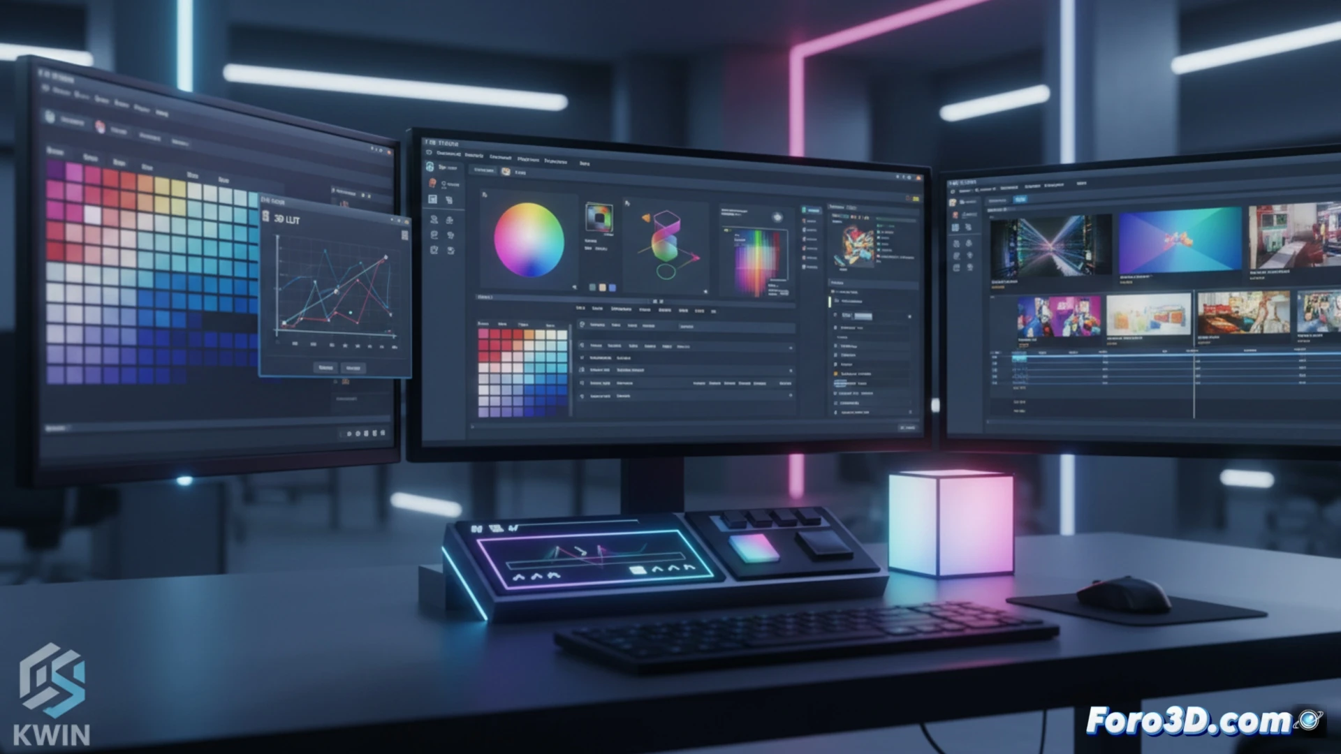 KWin 6.7 introduce soporte nativo de LUT 3D para precisión de color