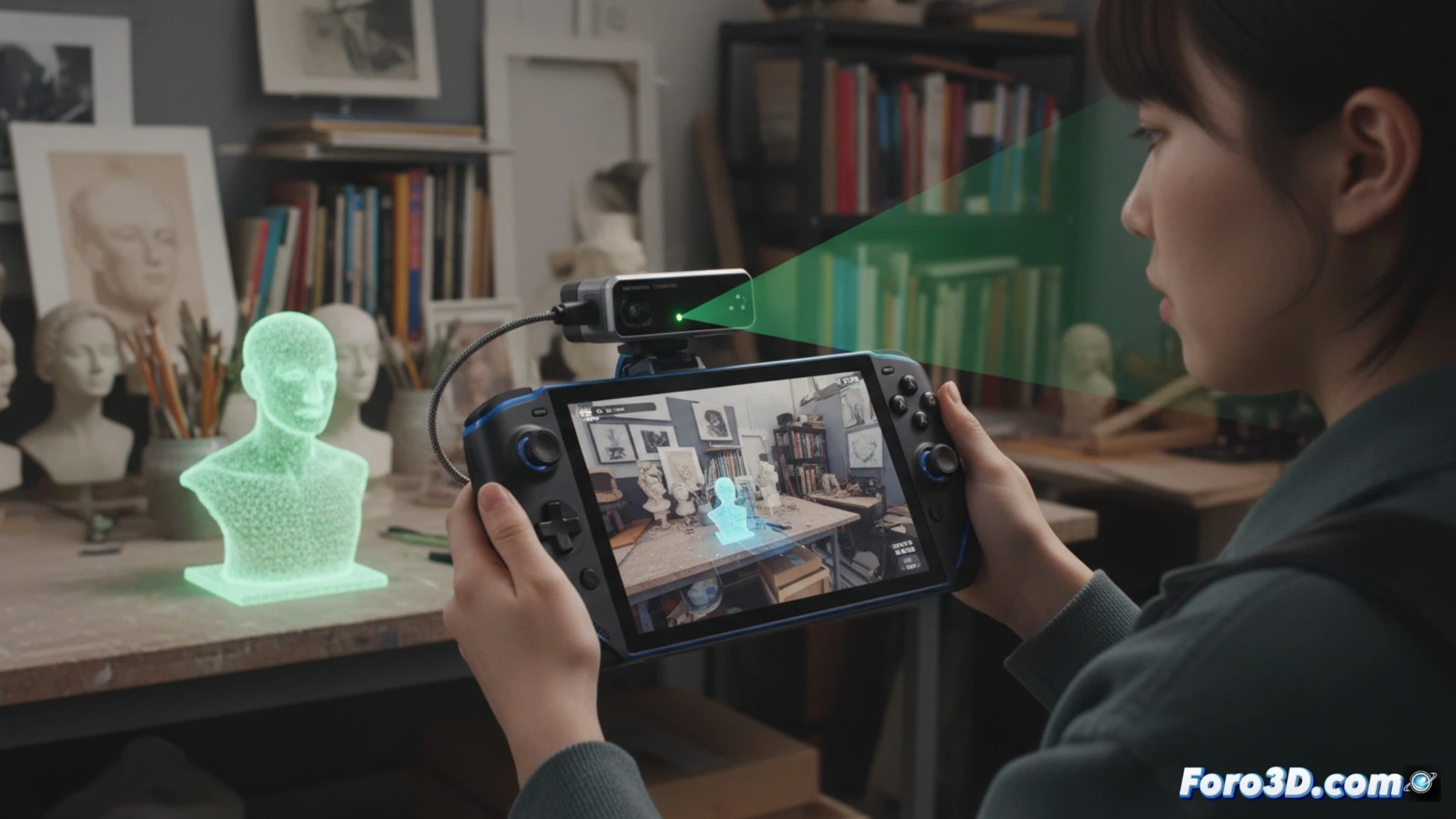 La Asus ROG Ally X se adapta como escáner 3D portátil en tiempo real