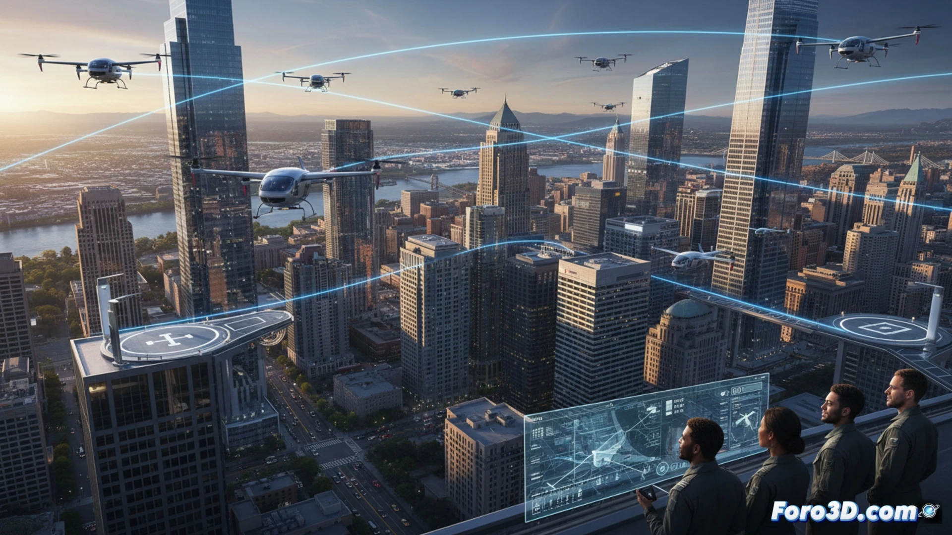 La FAA inicia programa piloto para integrar taxis aéreos eléctricos en EEUU