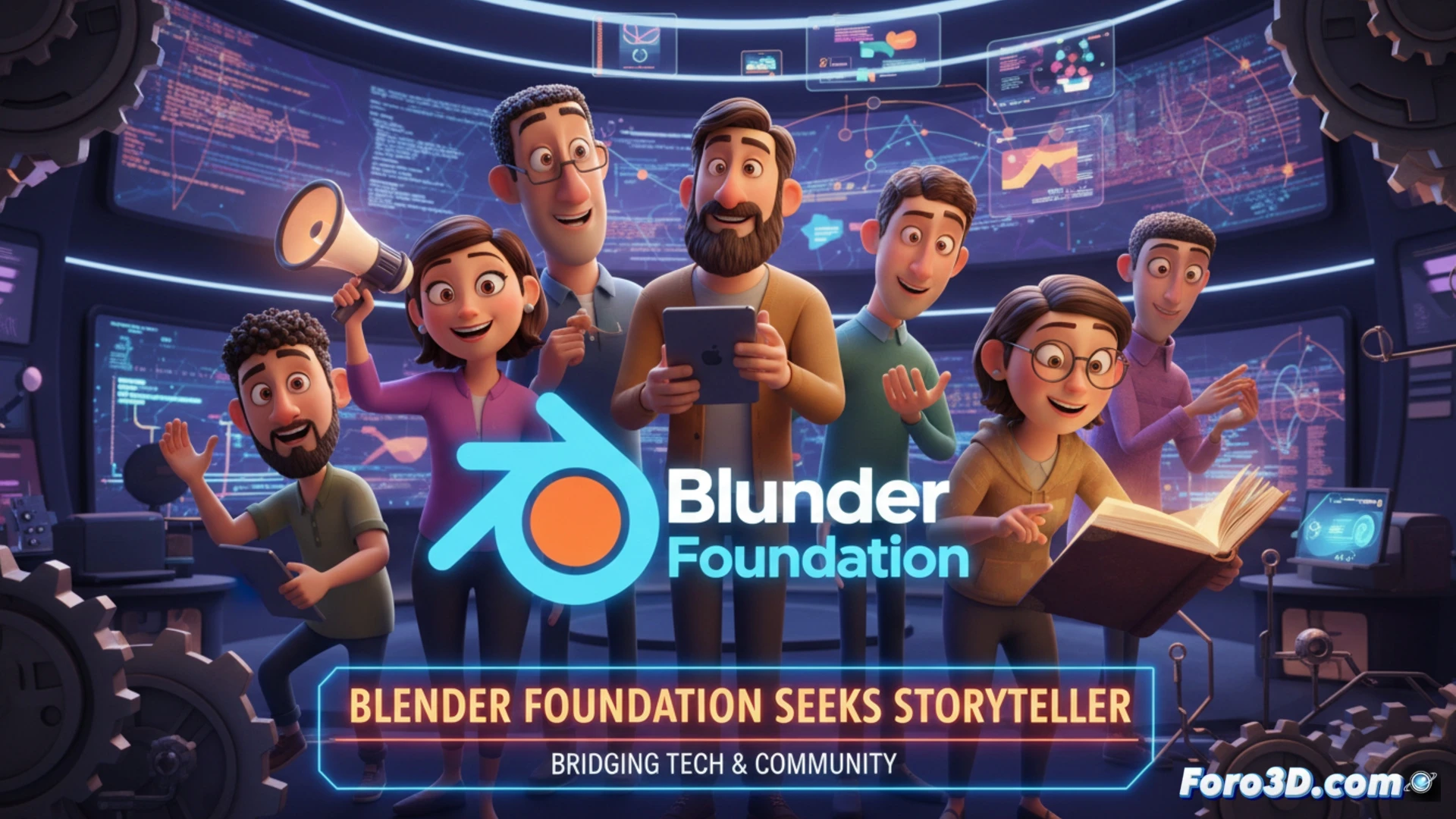 La Fundación Blender busca un narrador para su comunidad