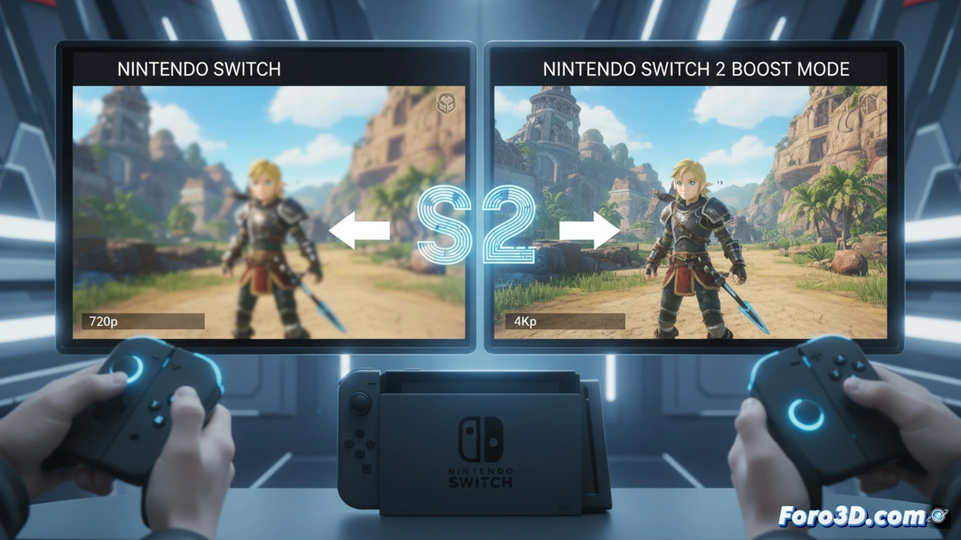 La Switch 2 mejora automáticamente los juegos de la consola original