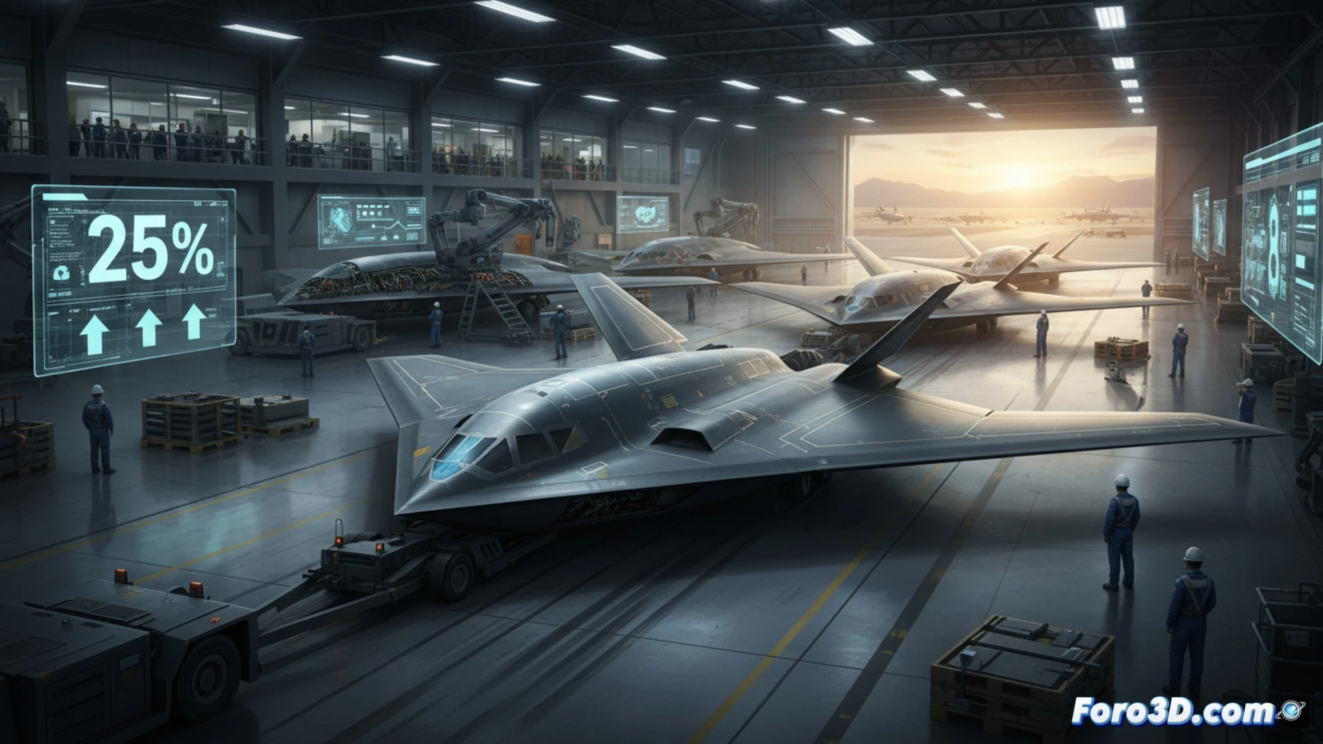 La USAF acelera la producción del bombardero furtivo B-21 Raider