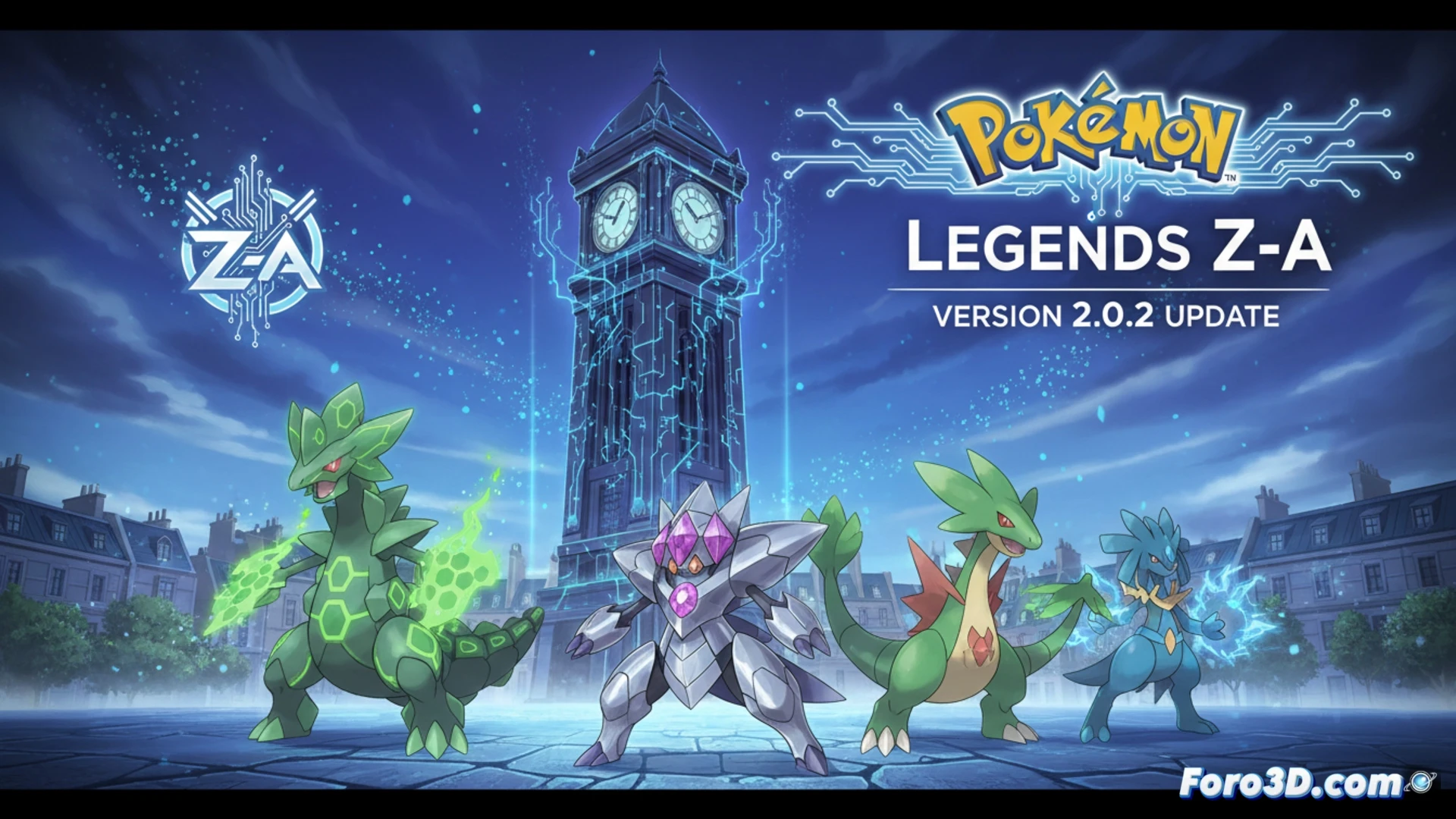 Leyendas Pokémon: Z-A recibe la actualización 2.0.2