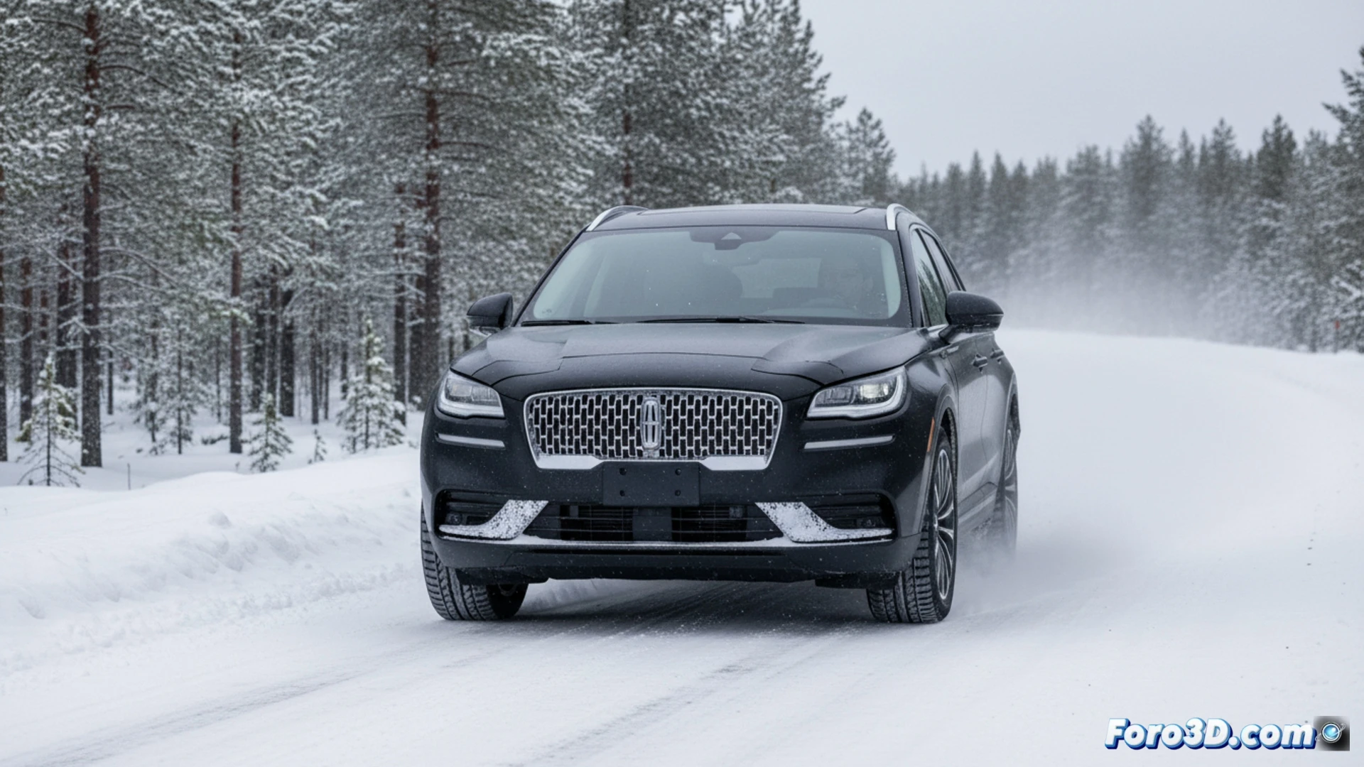 Lincoln Corsair 2027, visto en pruebas de invierno con su diseño definitivo