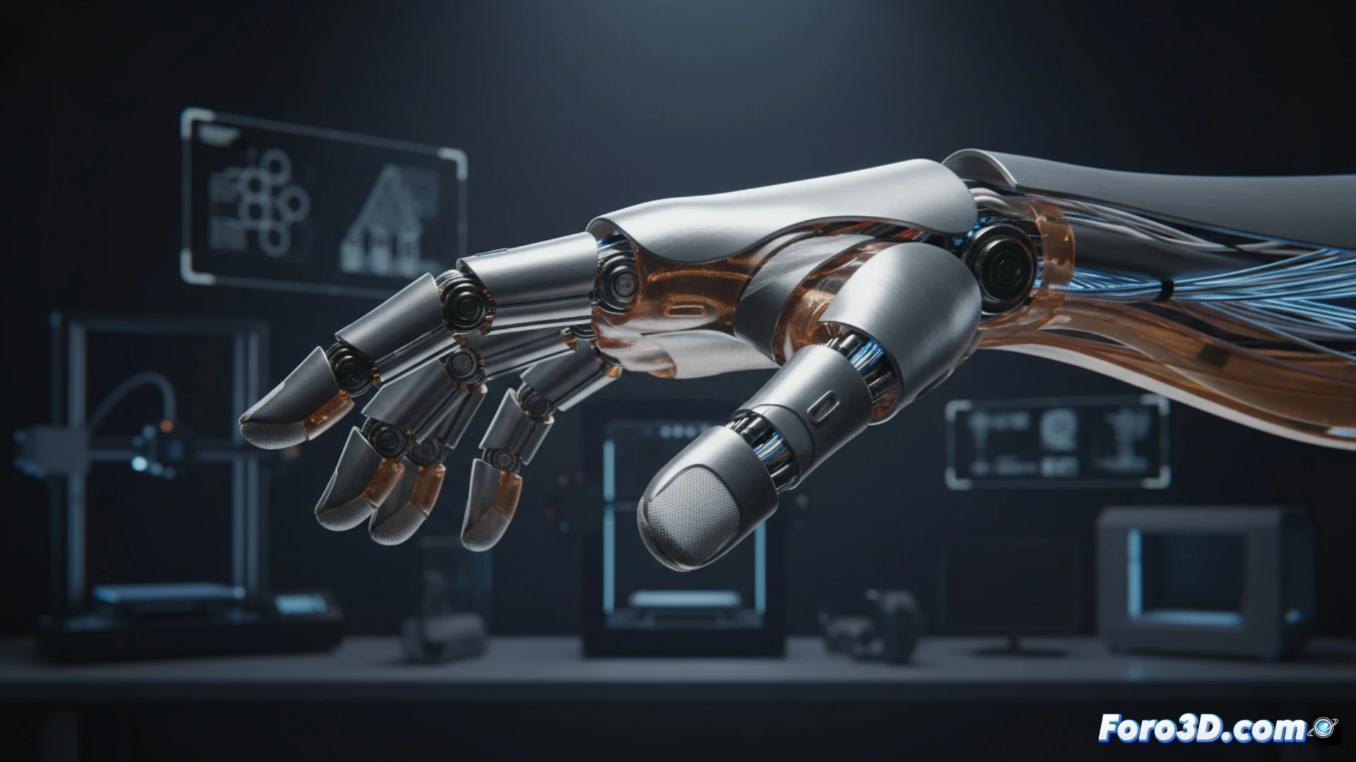 Mano robótica bioinspirada gracias a la impresión 3D