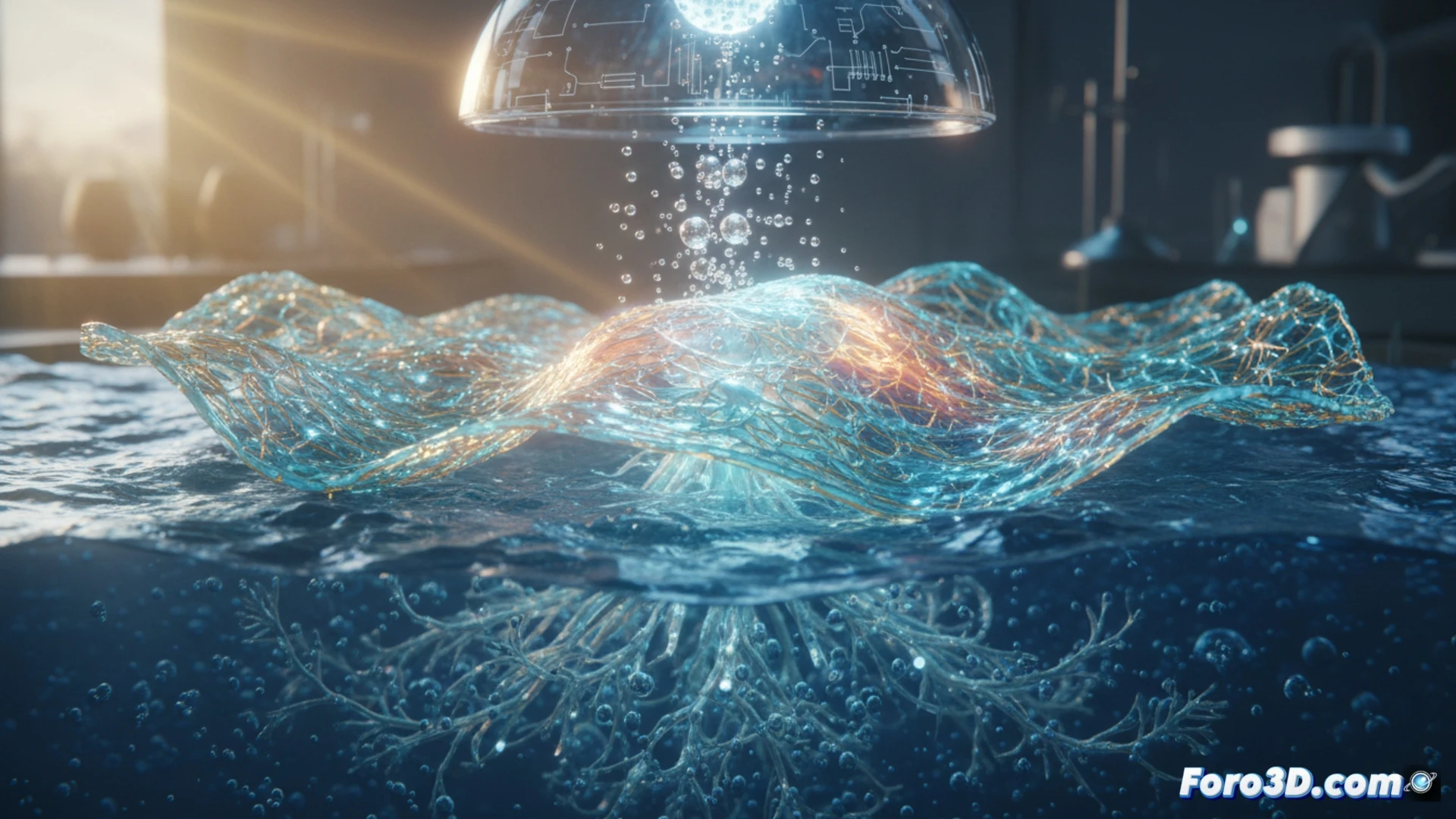 Material polimérico integra captación solar y generación de hidrógeno