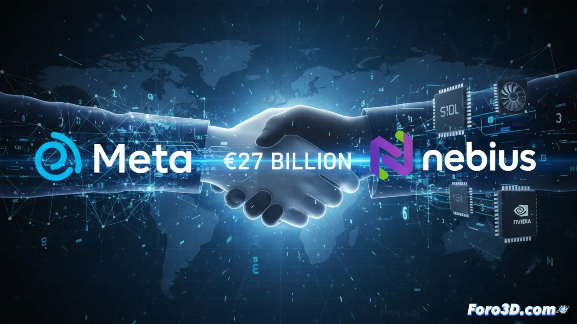 Meta invierte 27 mil millones en IA con acuerdo con Nebius