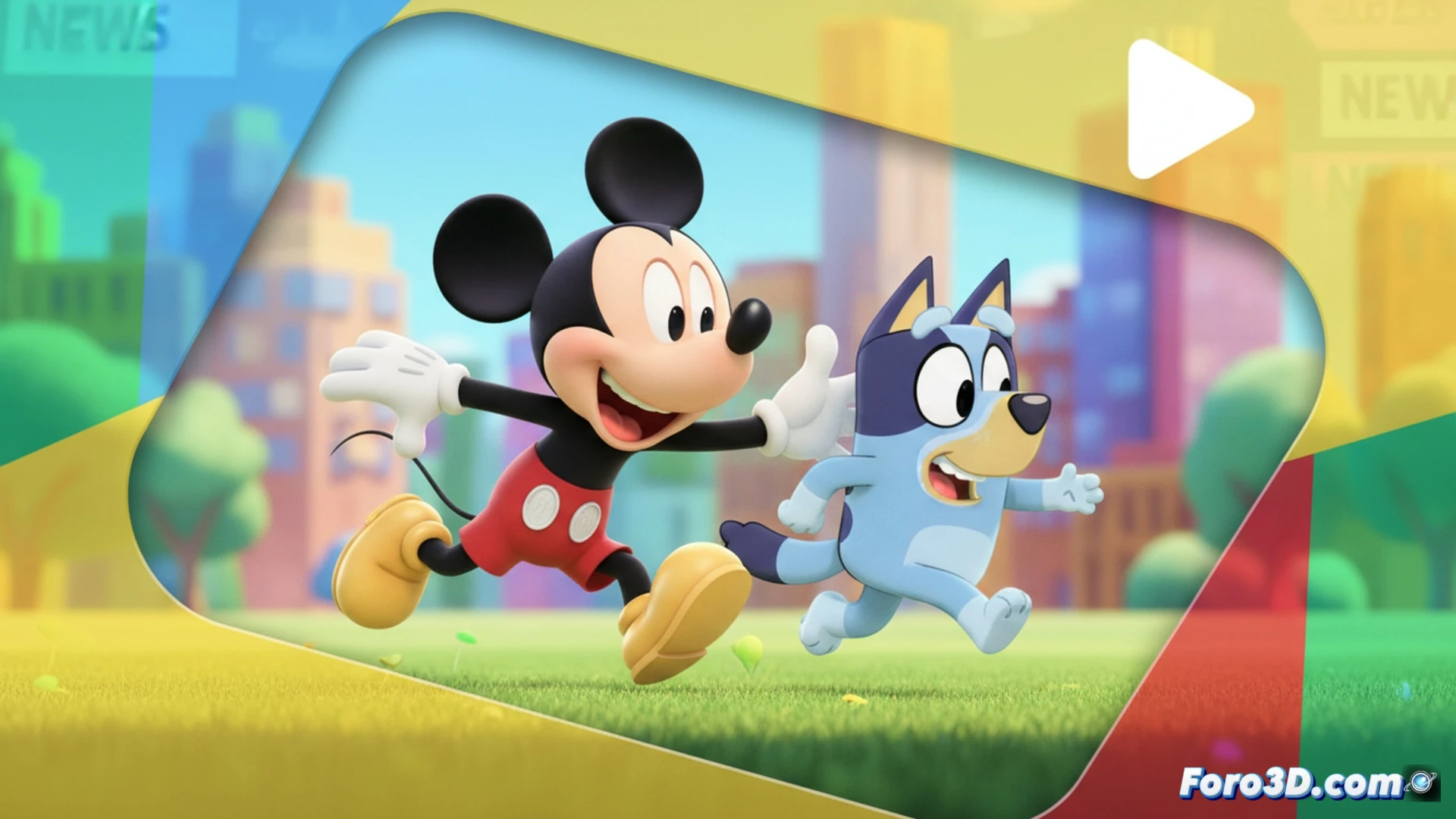 Mickey y Bluey: Un Crossover que Analiza la Evolución de la Animación