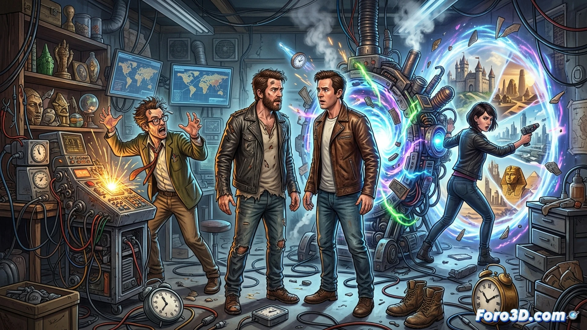 Mike & Nick & Nick & Alice: VFX para una comedia caótica de viajes en el tiempo