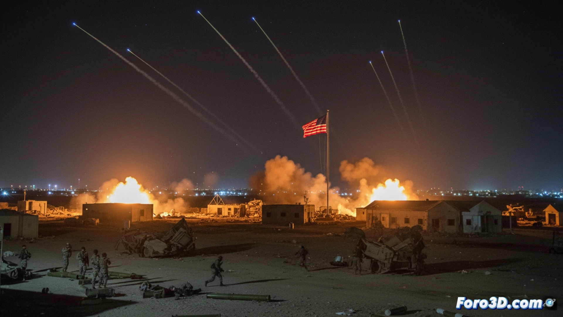 Milicia proiraní ataca base EEUU en Bagdad con misiles