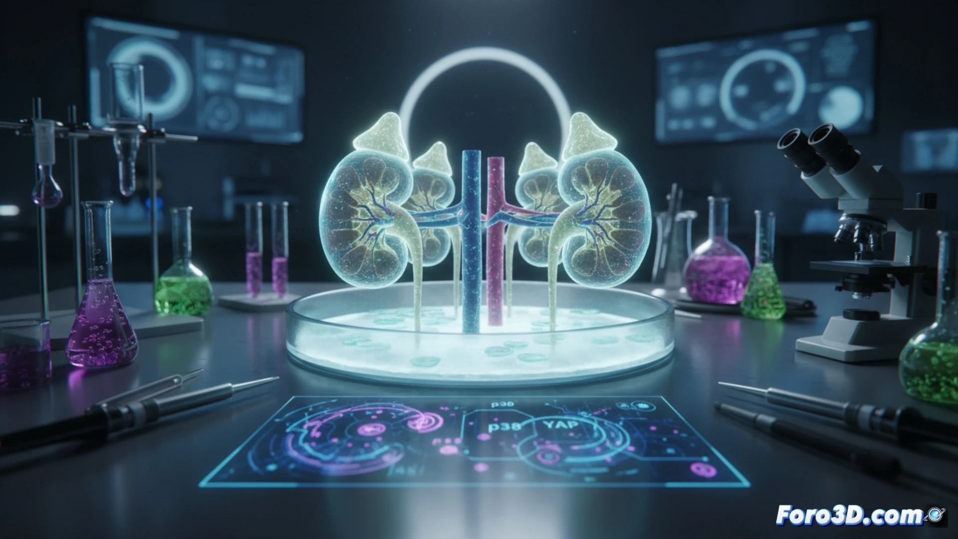 老化しない3Dミニ腎臓：革新的なモデル