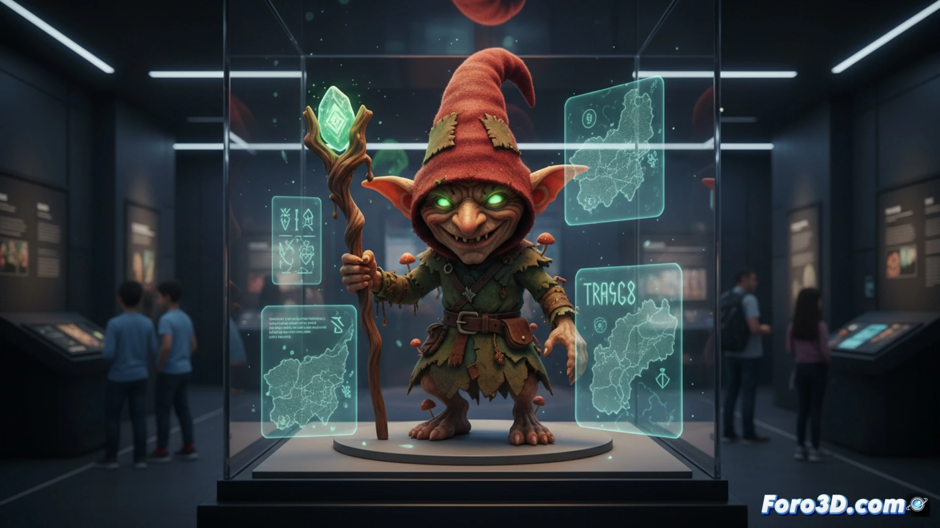 Modelado 3D del Trasgo de Potes: Divulgando el Folclore Cántabro